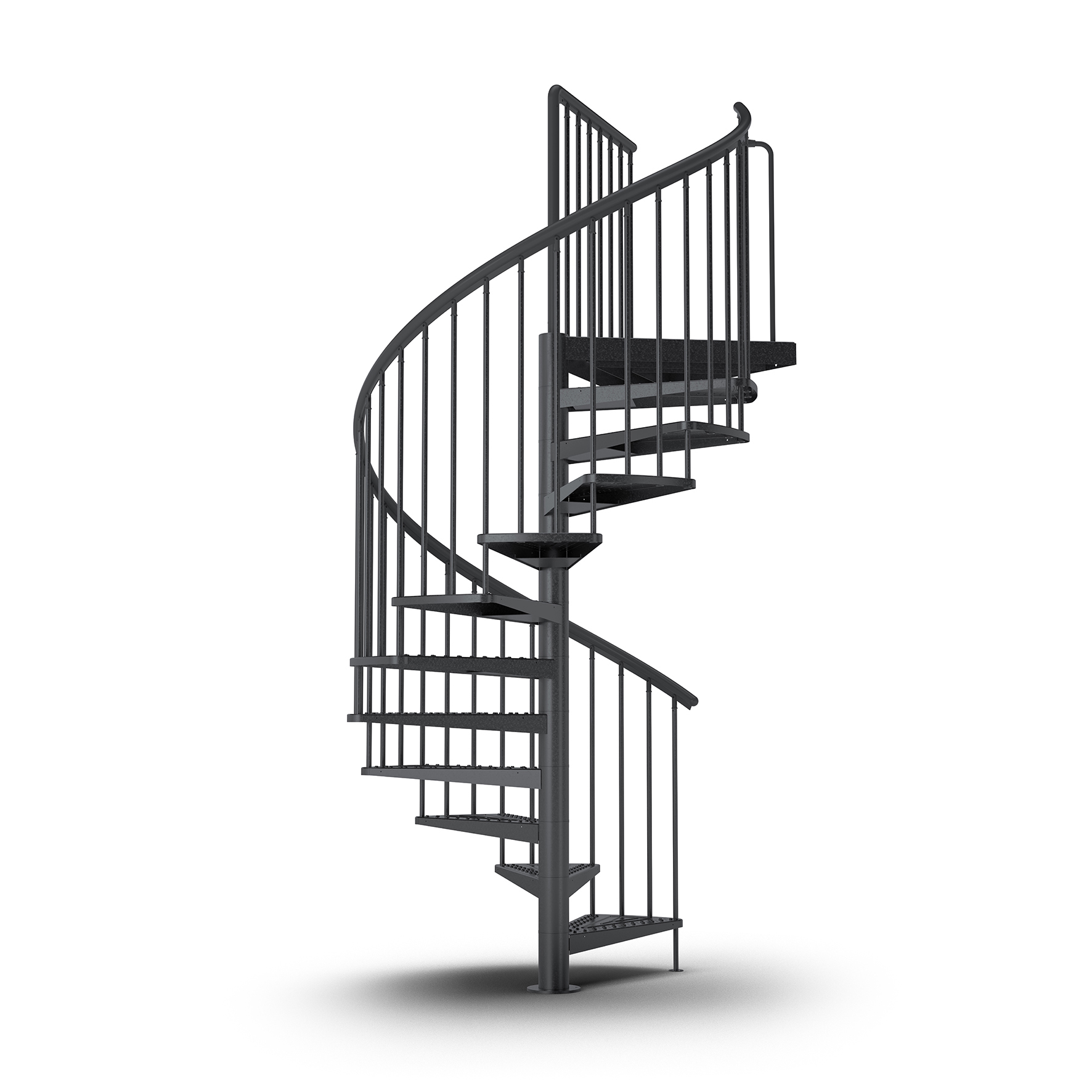 Spiraltrappa Dolle Toronto Utomhustrappa Antracit