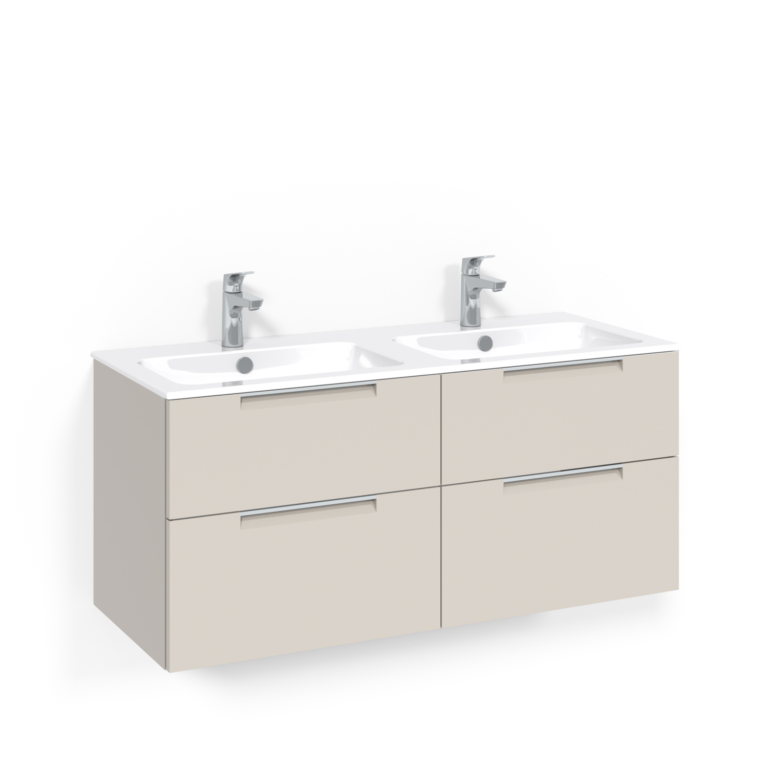 Tvättställsskåp Macro Design Crown Grip med Dubbelt Tvättställ