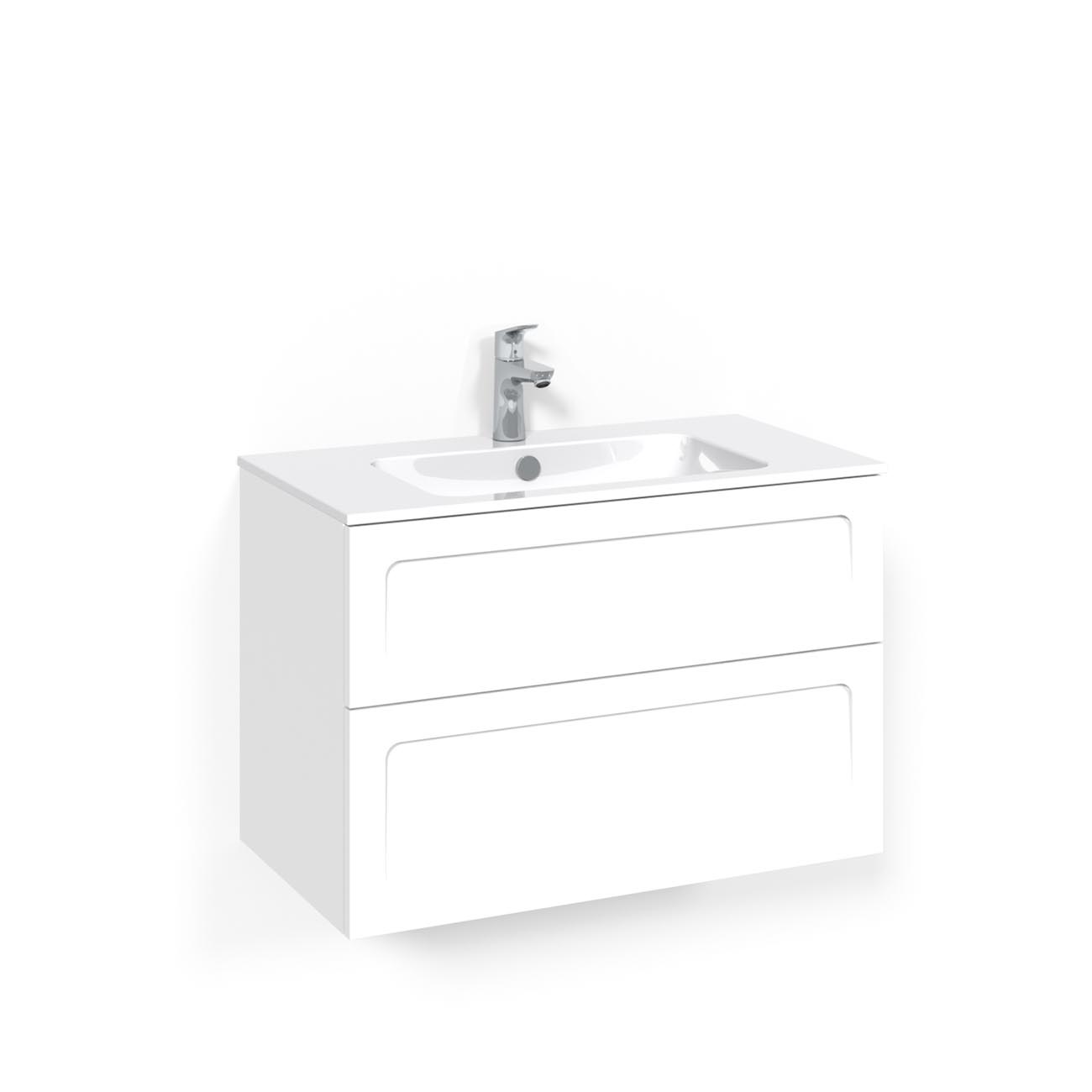 Tvättställsskåp Macro Design Crown Ramlucka Light 14