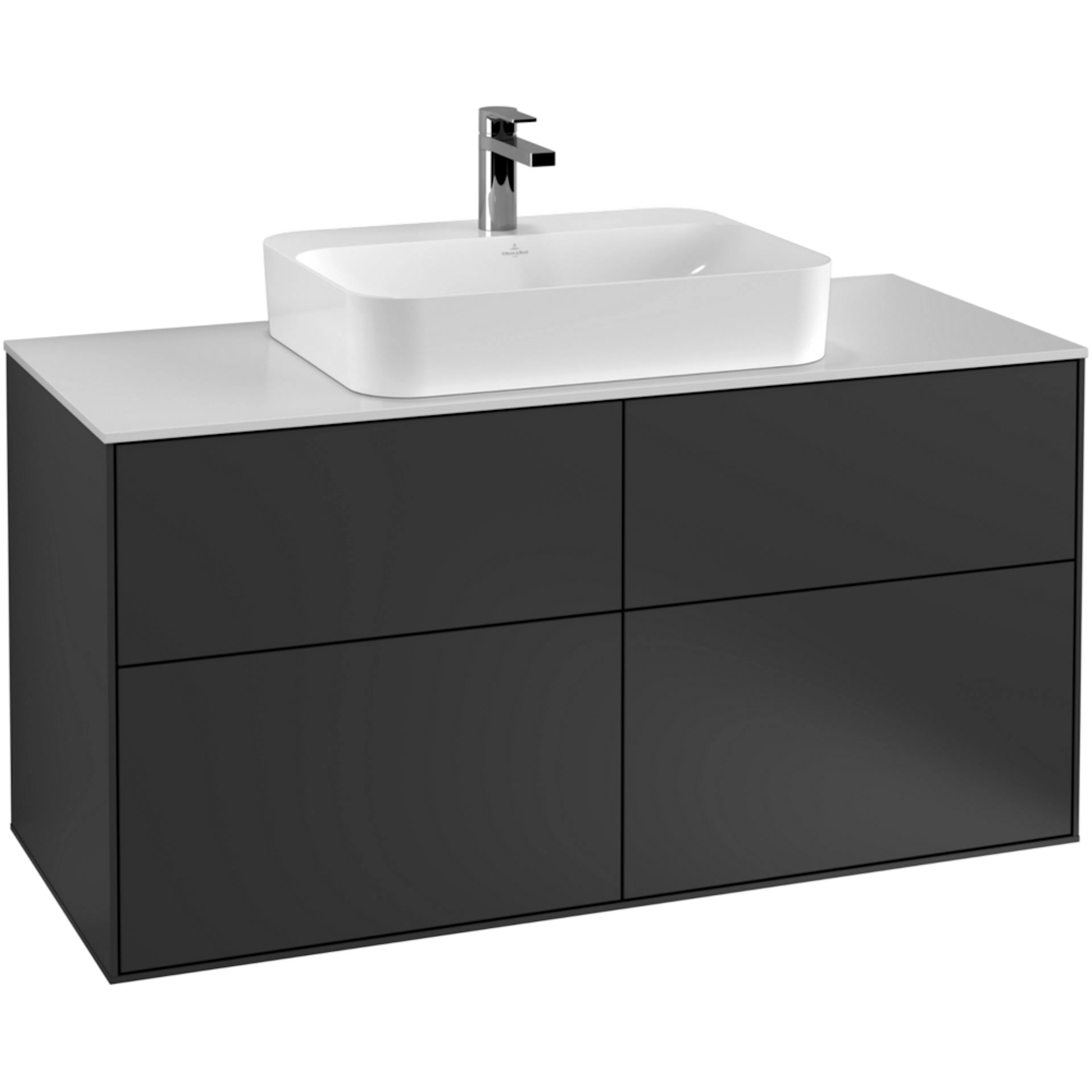Tvättställsskåp Villeroy & Boch Finion med 4 Lådor och Bänkskiva för Ytmonterat Tvättställ