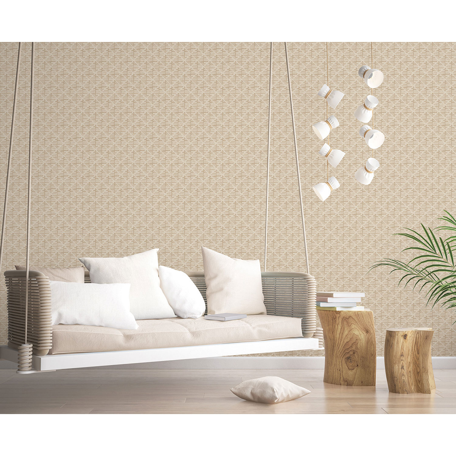 Tapet Galerie Wallcoverings Block Print G78290