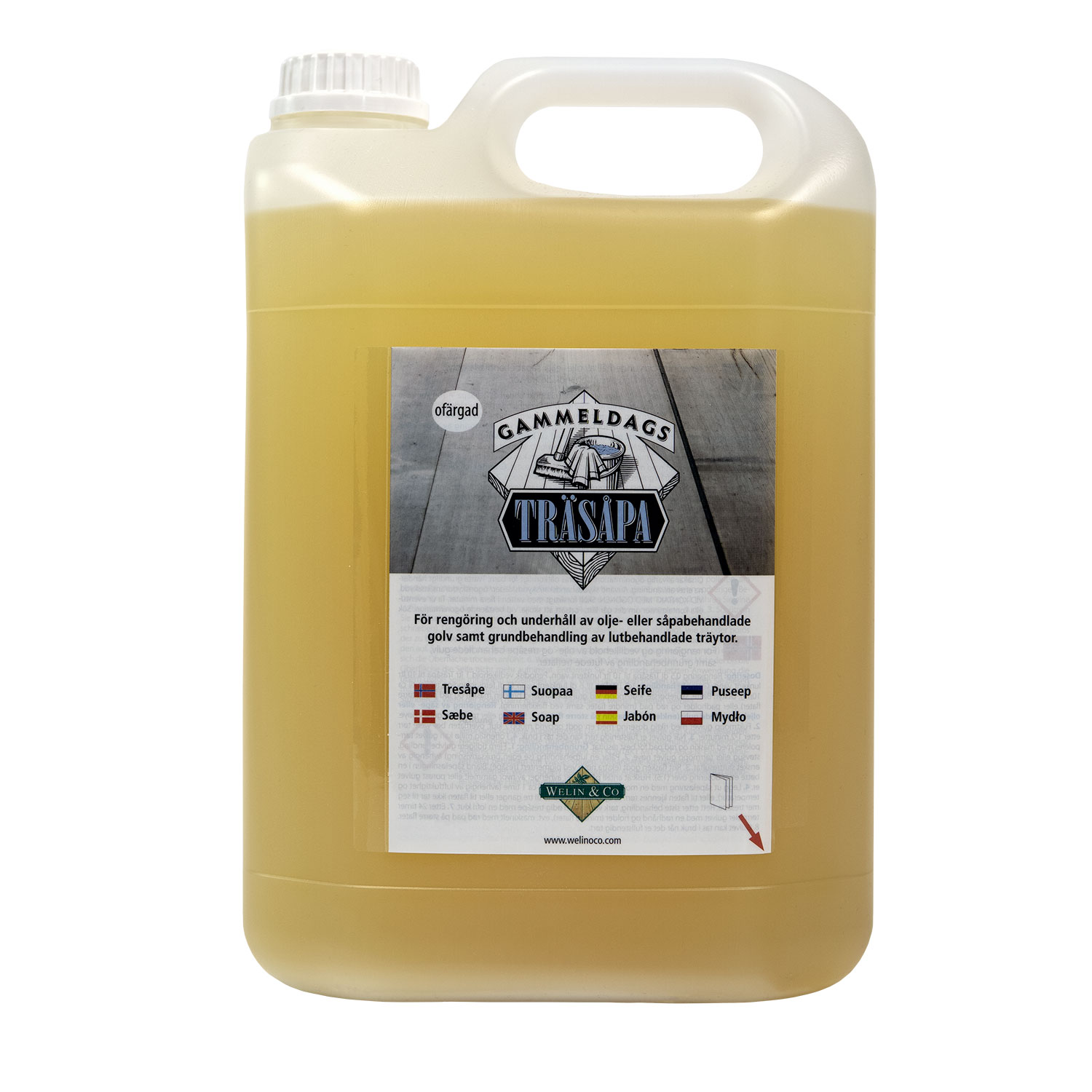 Träsåpa Gammeldags Ofärgad