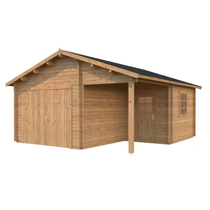 Garage Palmako Roger 21,9 m2 med Slagport