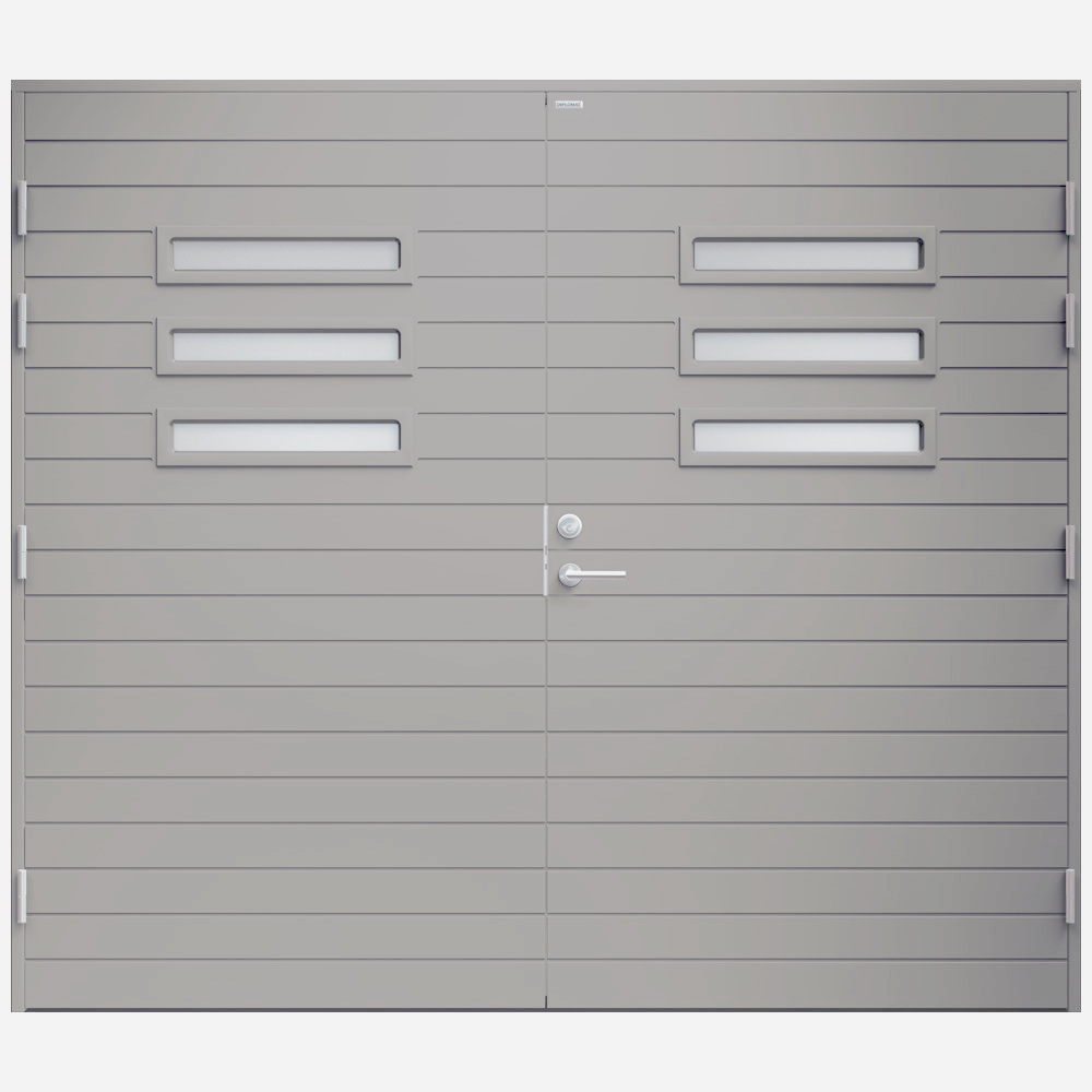 Garagedörr Diplomat Ingela Klarglas