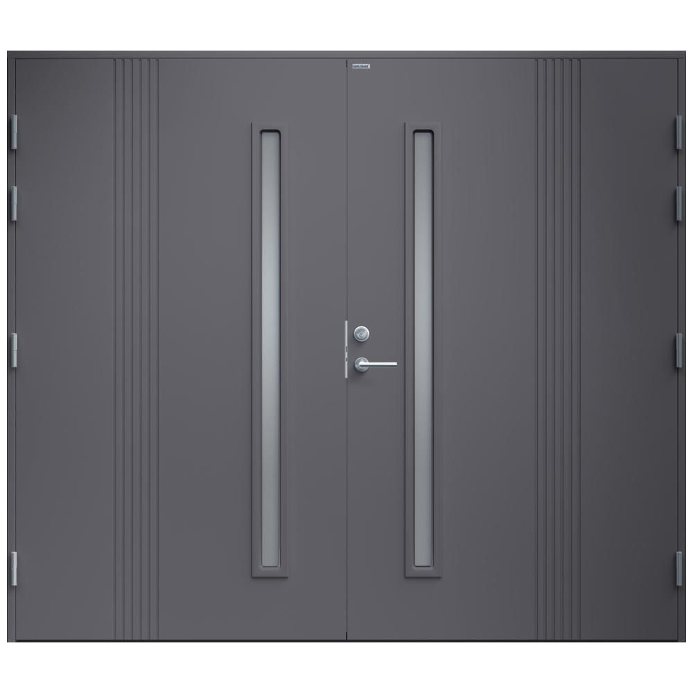 Garagedörr Diplomat Nathalie Klarglas