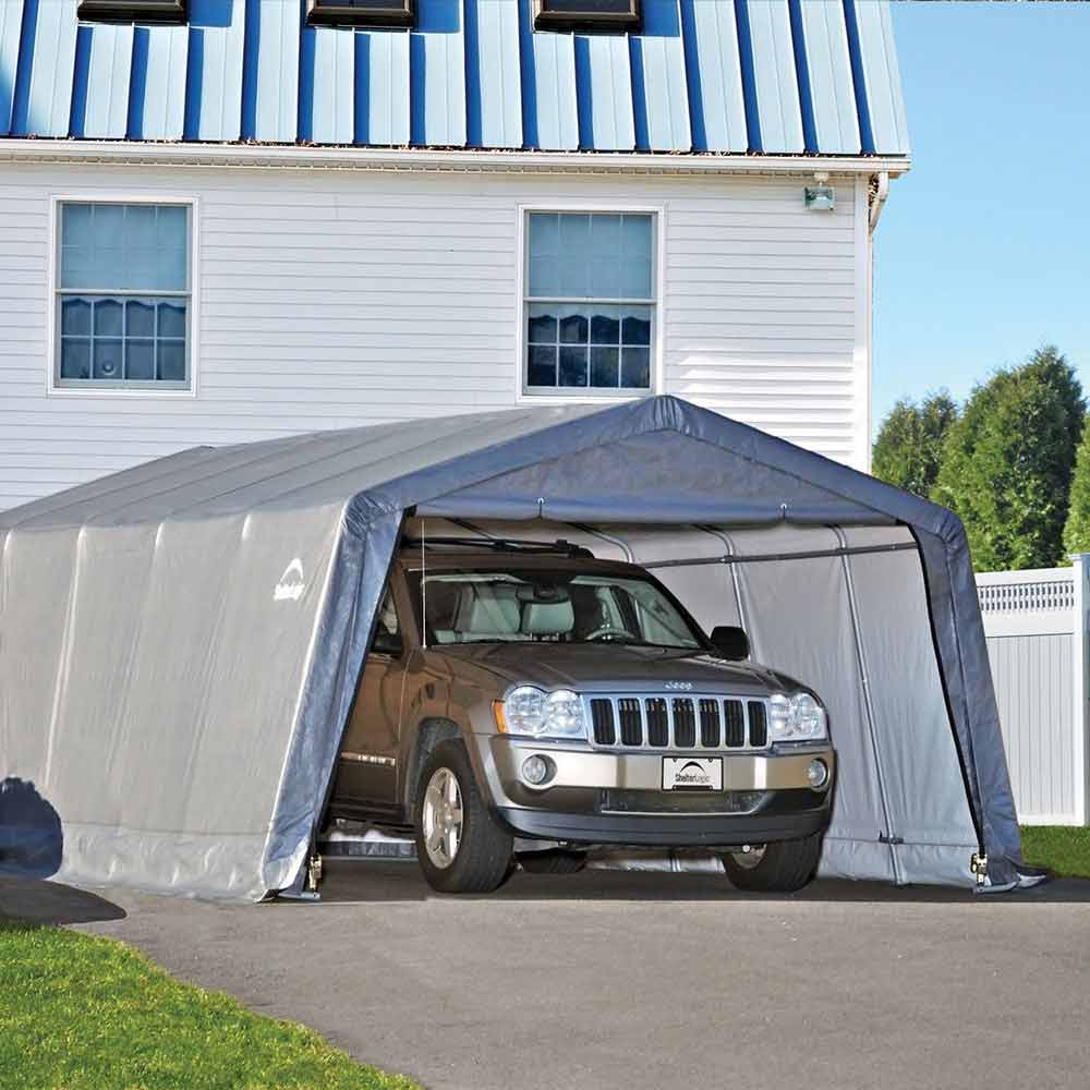 Garagetält gop 23 m2 Grå, Original