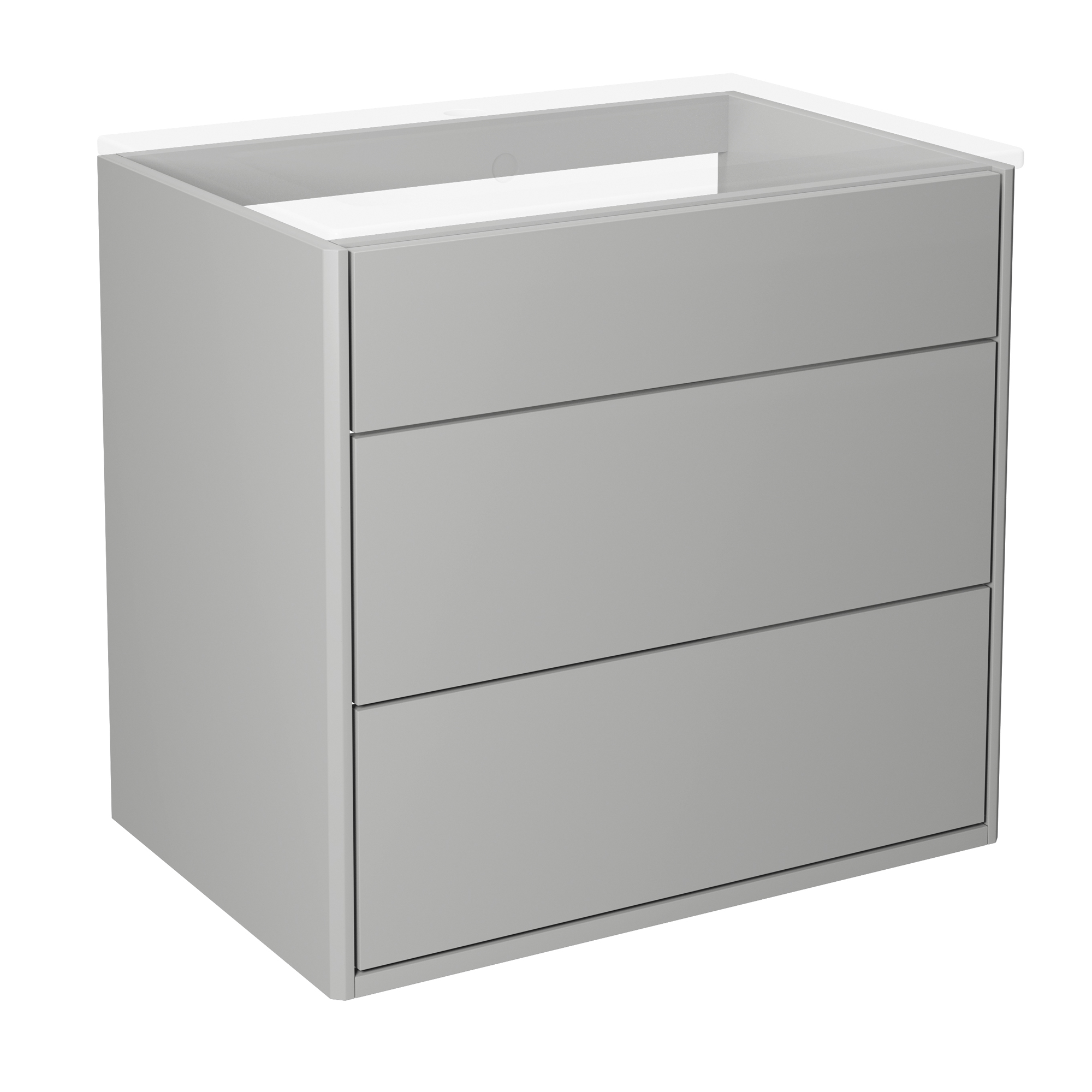 Tvättställsskåp Gustavsberg Graphic Elegans 60 cm - Fukttrög MDF för Badrum