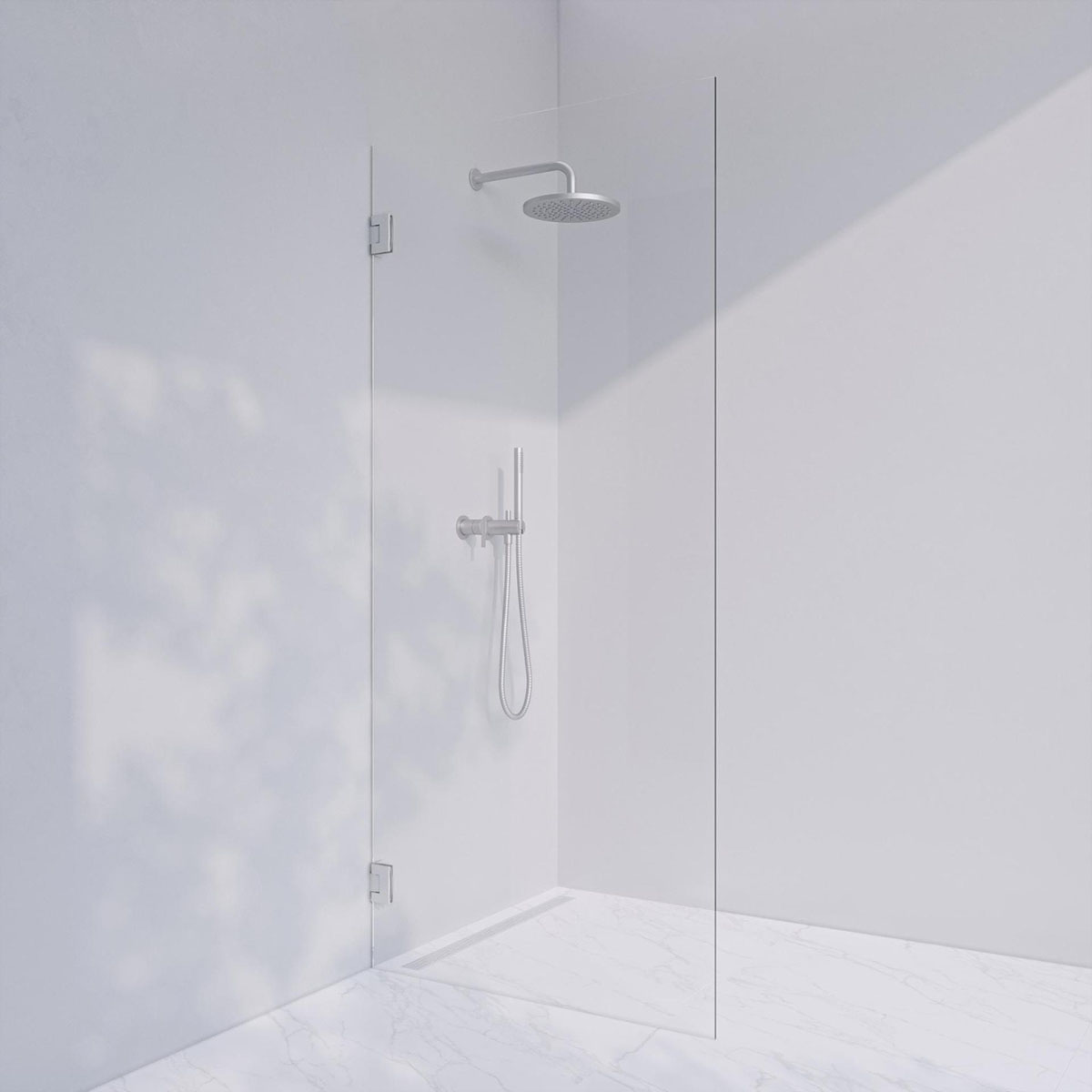 Duschvägg Invitrea Flair GH2 med Glasrengöring