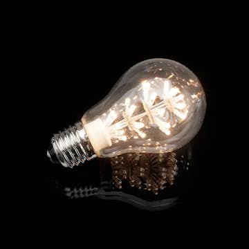 Glödlampa LED E27 Glob Klar Varmvit 2100K 230V