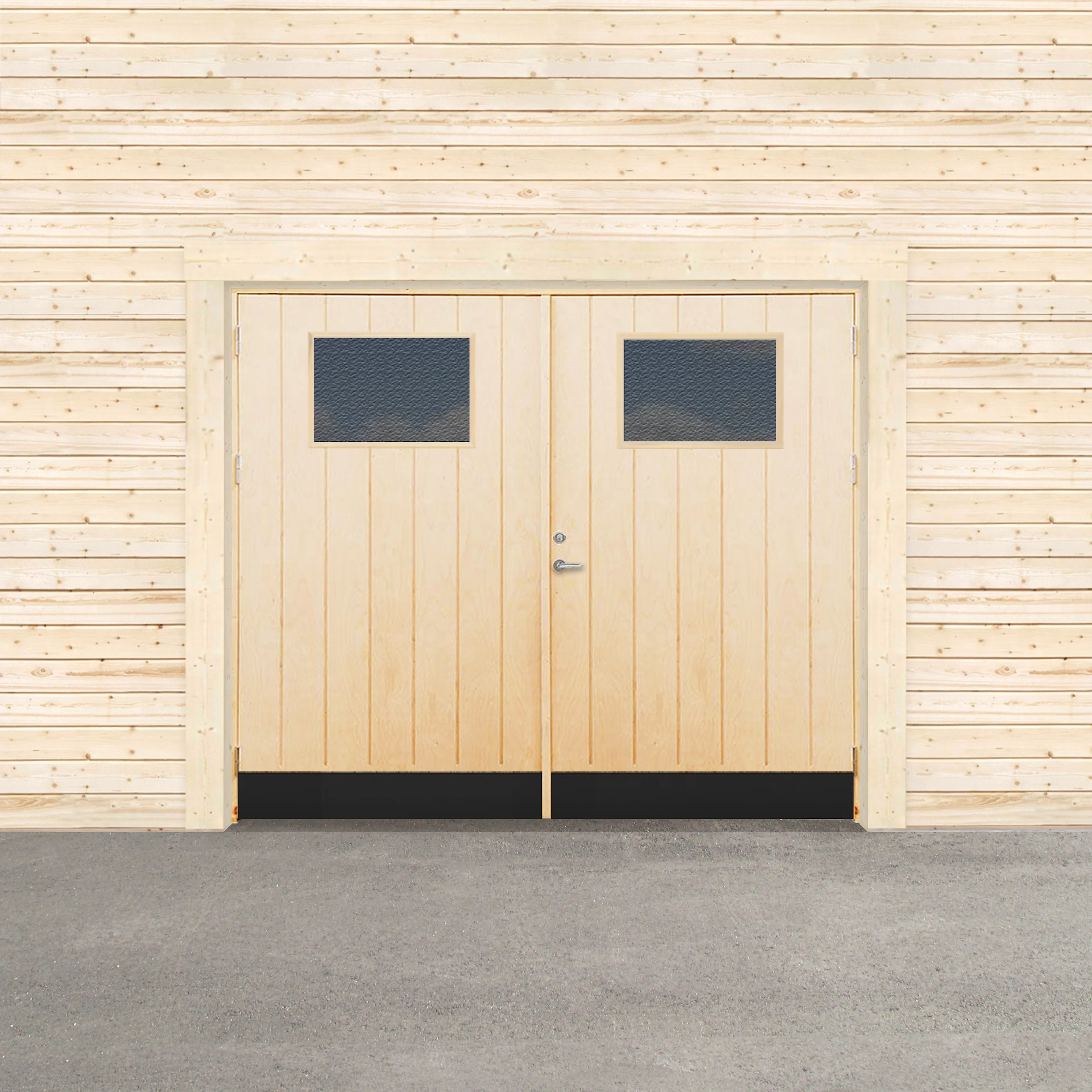 Garageport Sveadörren Kall Cotswold Obehandlad