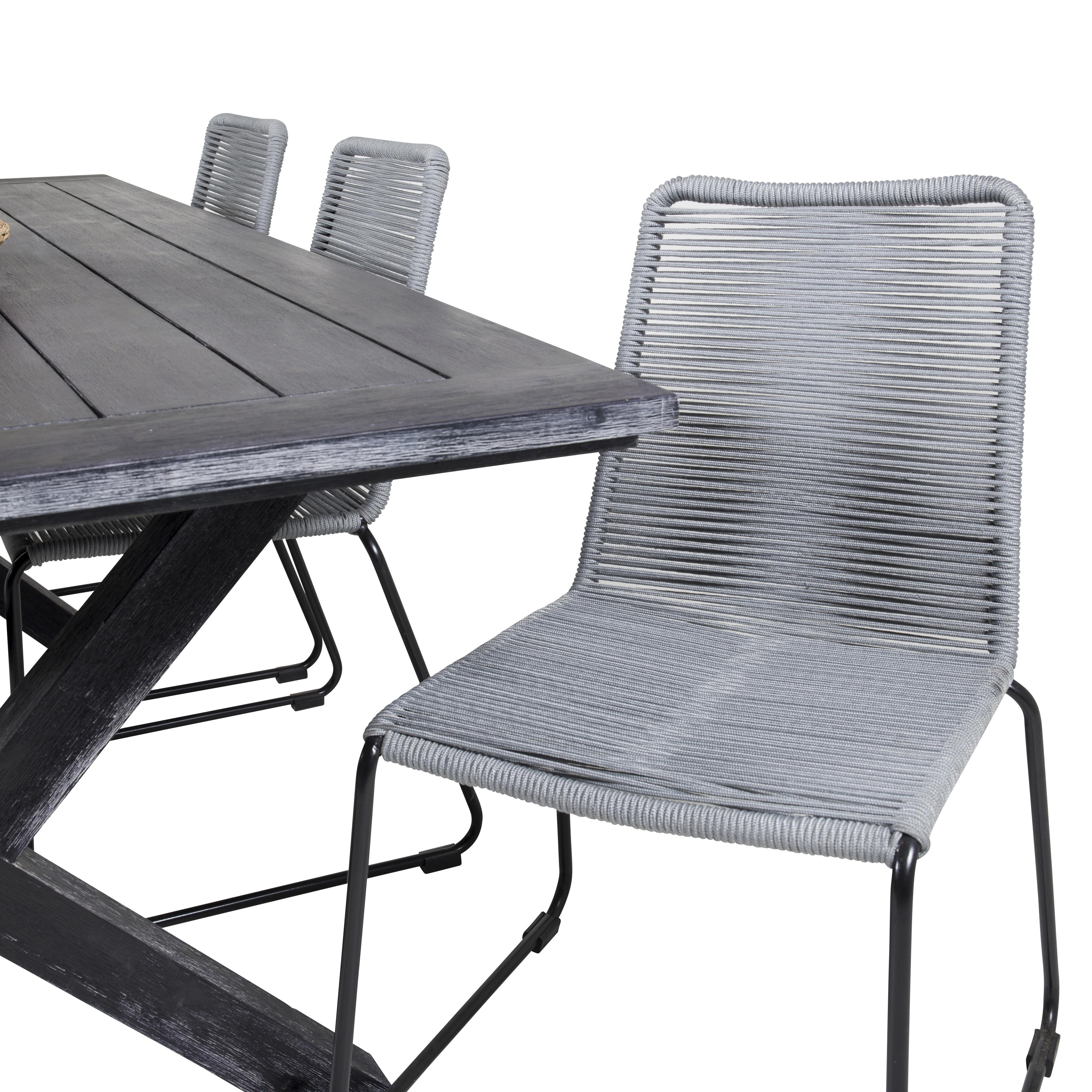 Matgrupp Venture Home Rossi 200 med 6 Leon Matstolar