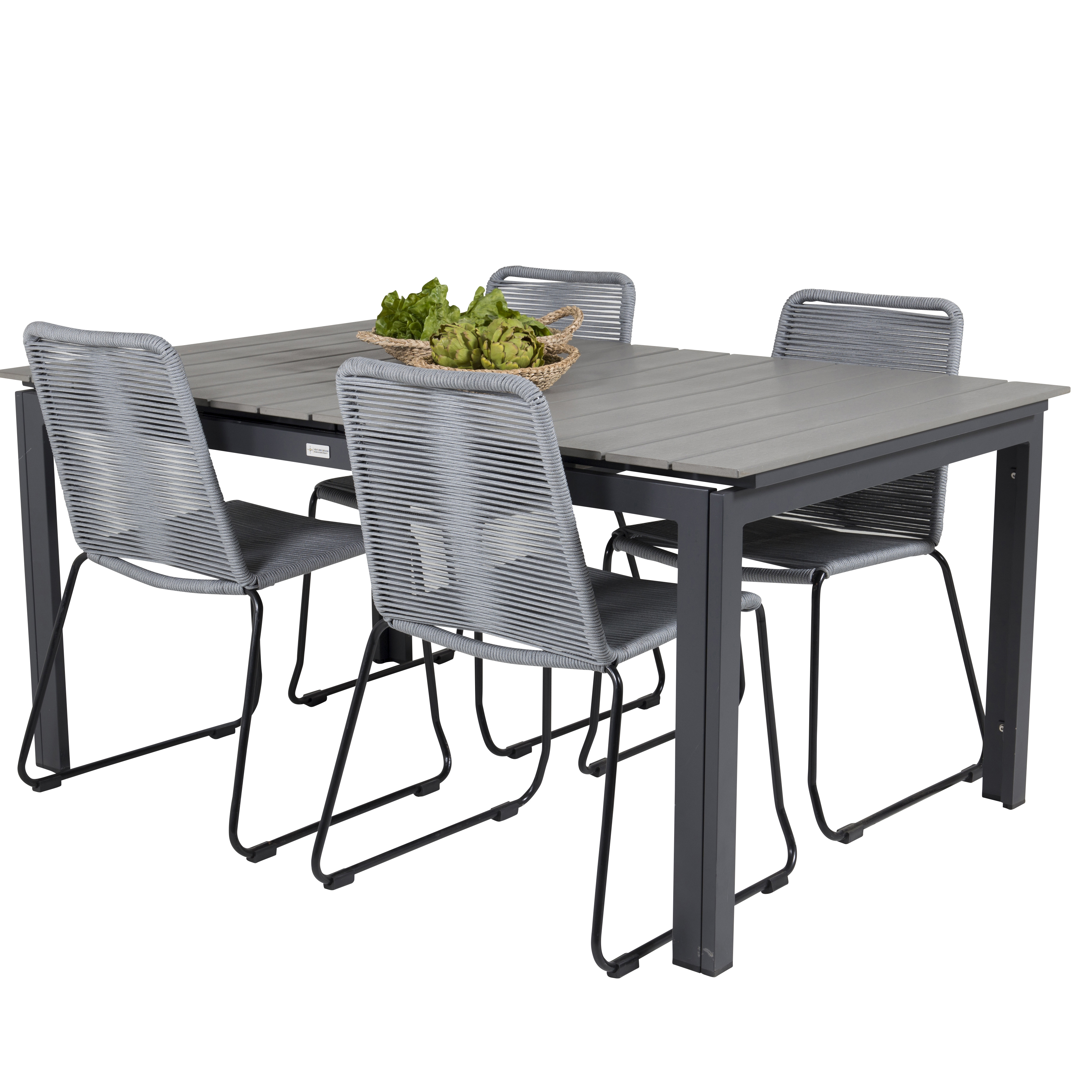 Matgrupp Venture Home Lova 160/240 med 4 Leon Stolar