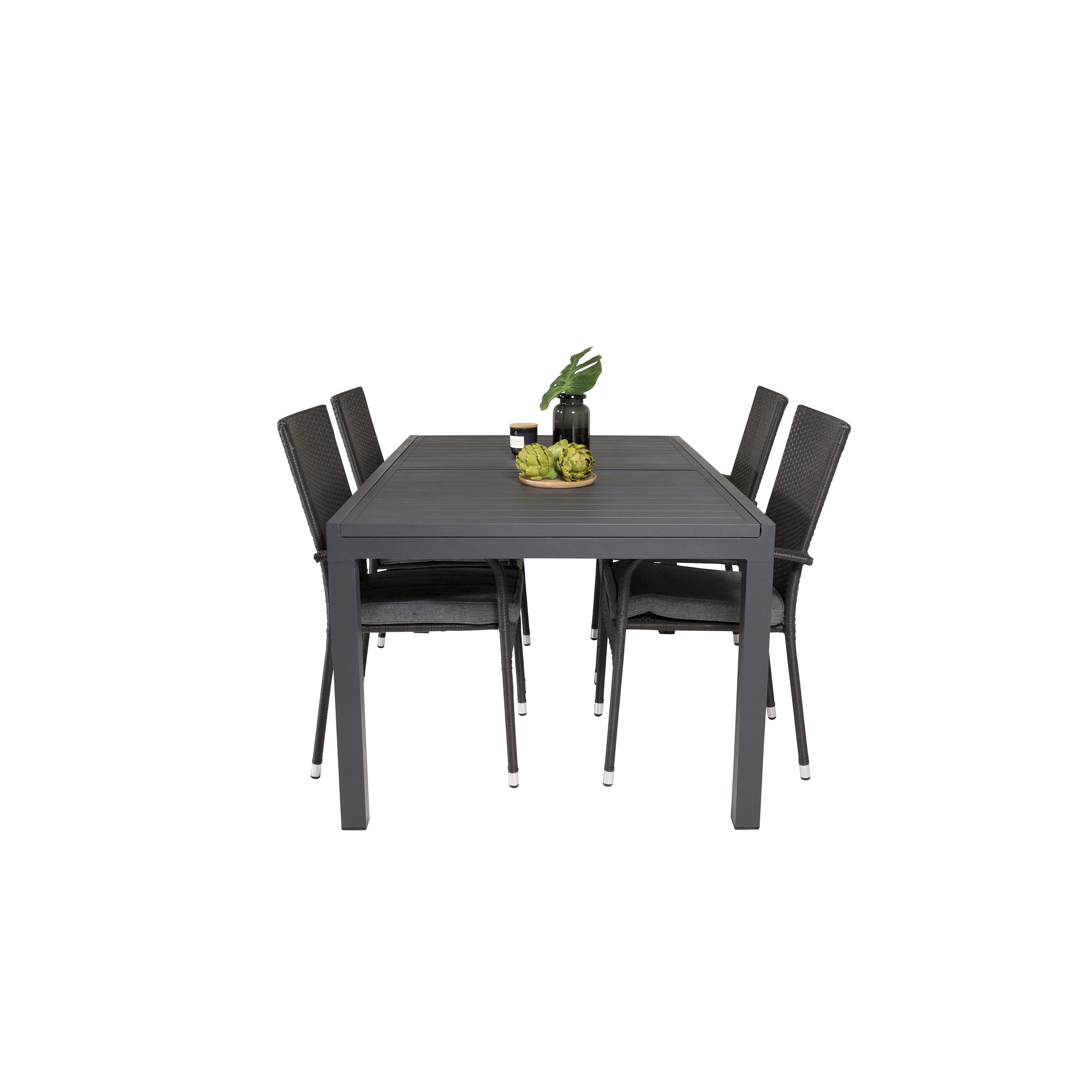 Matgrupp Venture Home Madrid 160/240 med 4 Asta Stolar