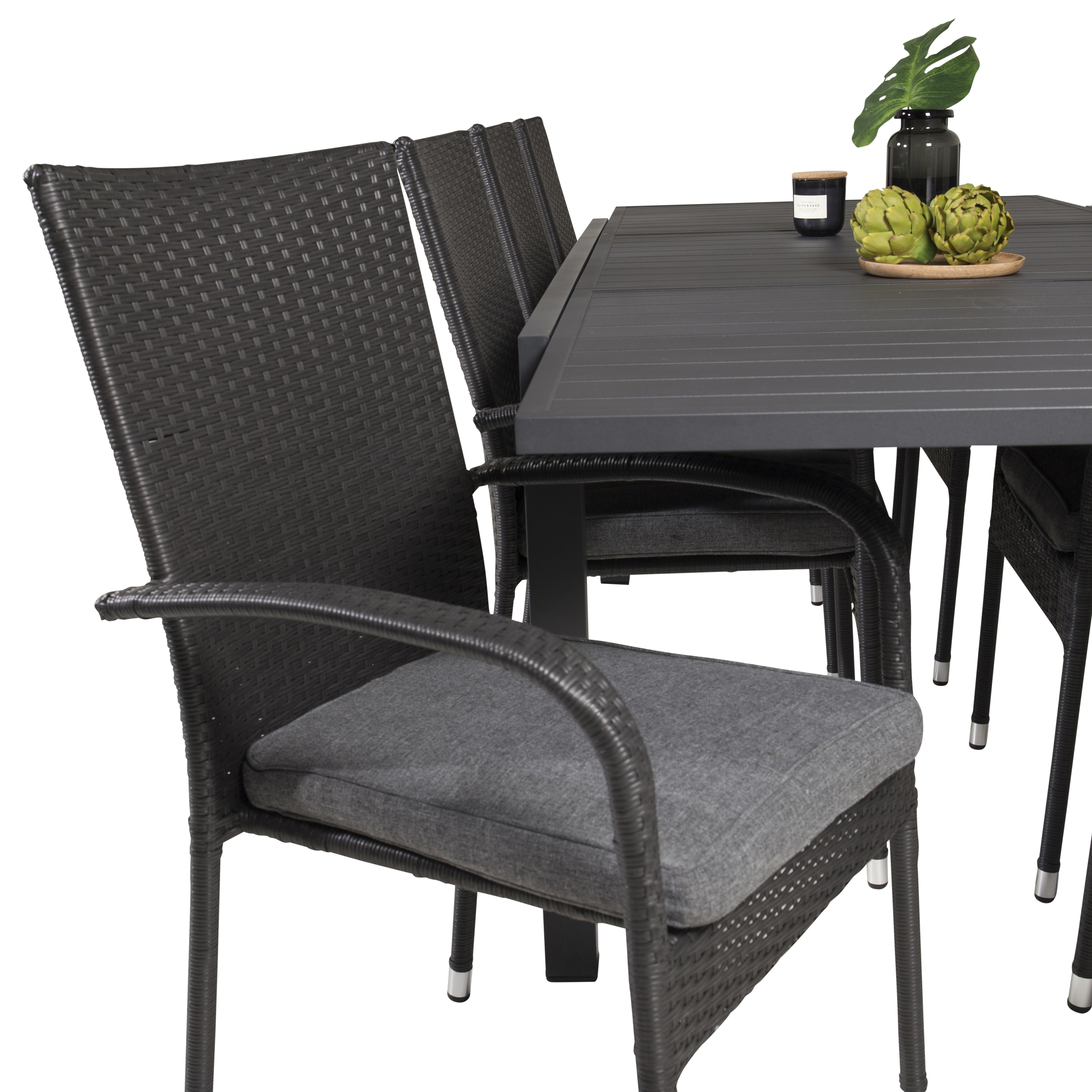 Matgrupp Venture Home Madrid 160/240 med 8 Asta Stolar