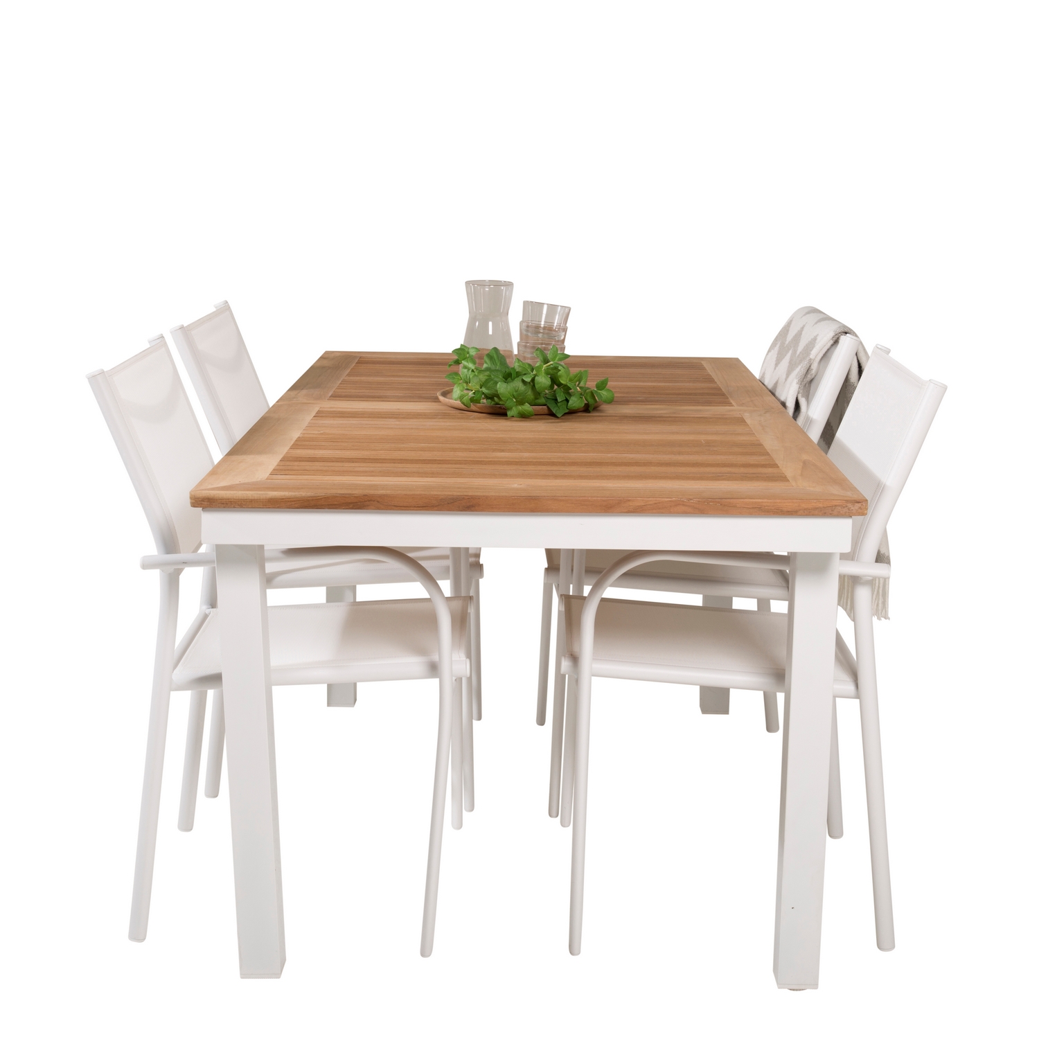 Matgrupp Venture Home Perla 160/240 med 4 Siri Matstolar