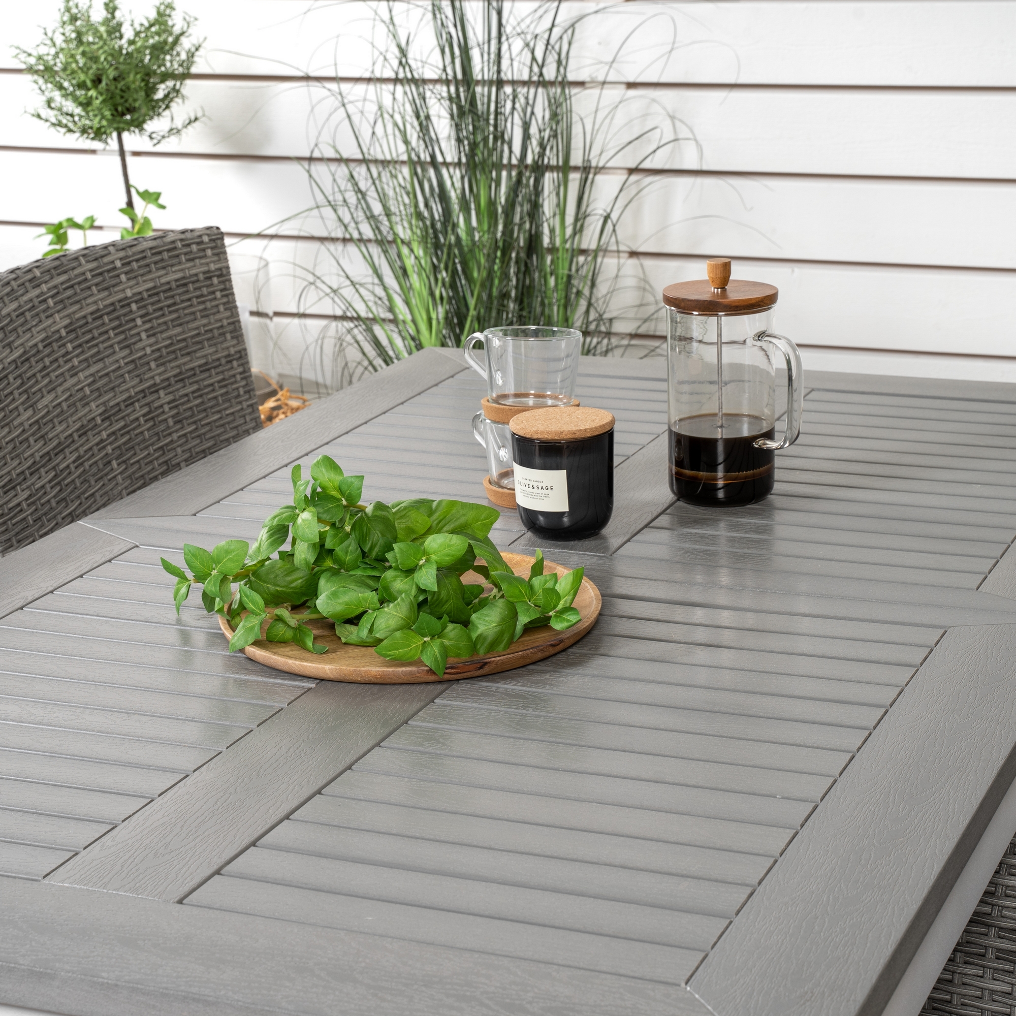 Matgrupp Venture Home Aleyna 152/210 med 4 Milwa Stolar