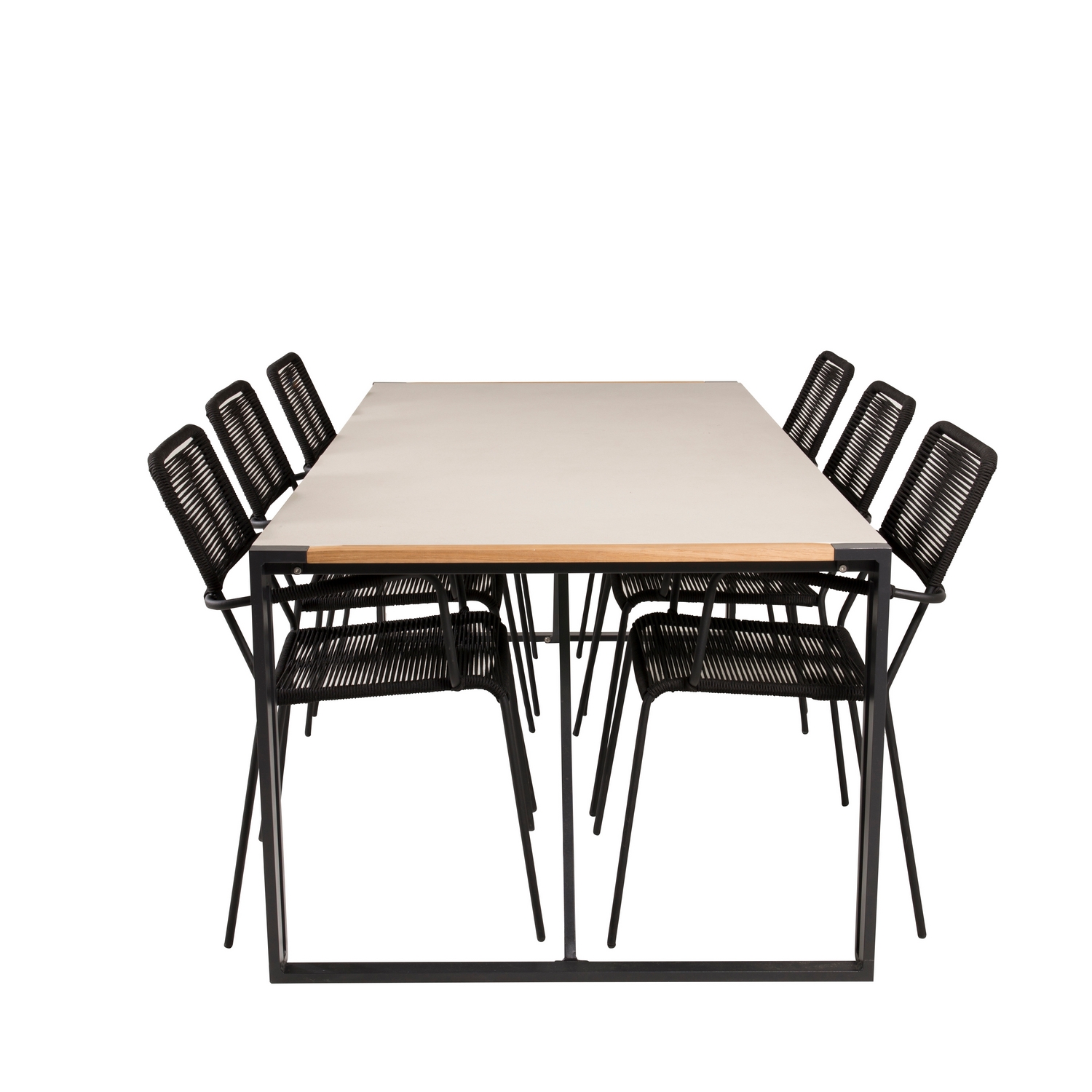 Matgrupp Utomhus Venture Home Thea 200 med 6 Leon KarmTrädgårdsstolar