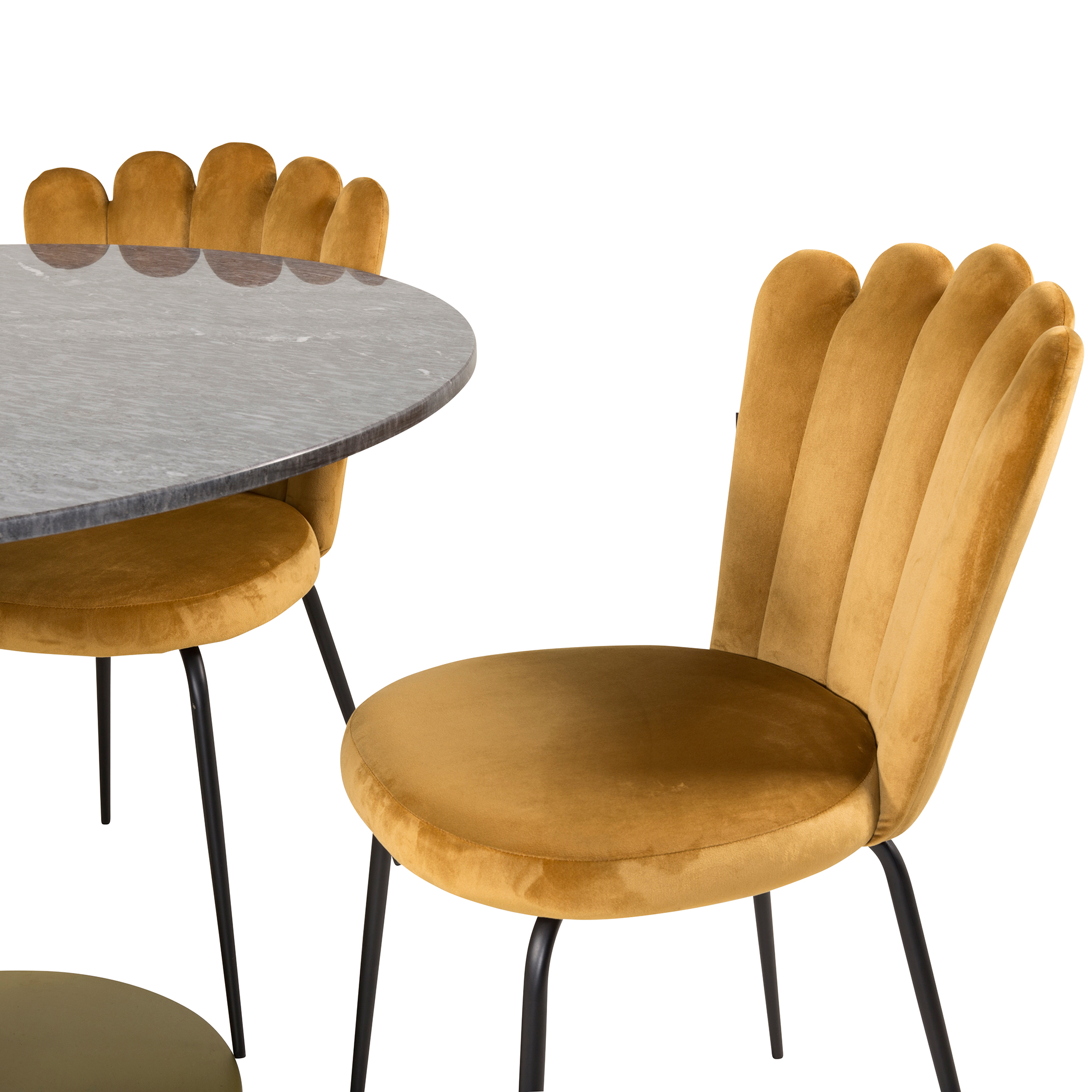 Matgrupp furniture/fashion Ester med 4 Limhamn Light Stolar