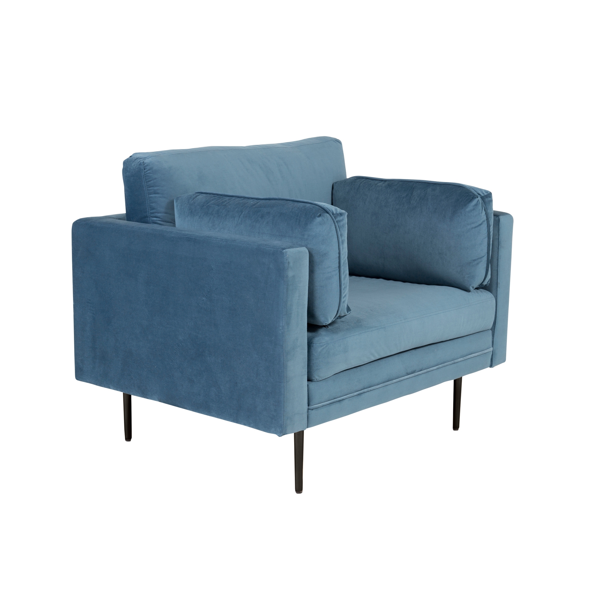 Fåtölj Venture Home Boom Sammet