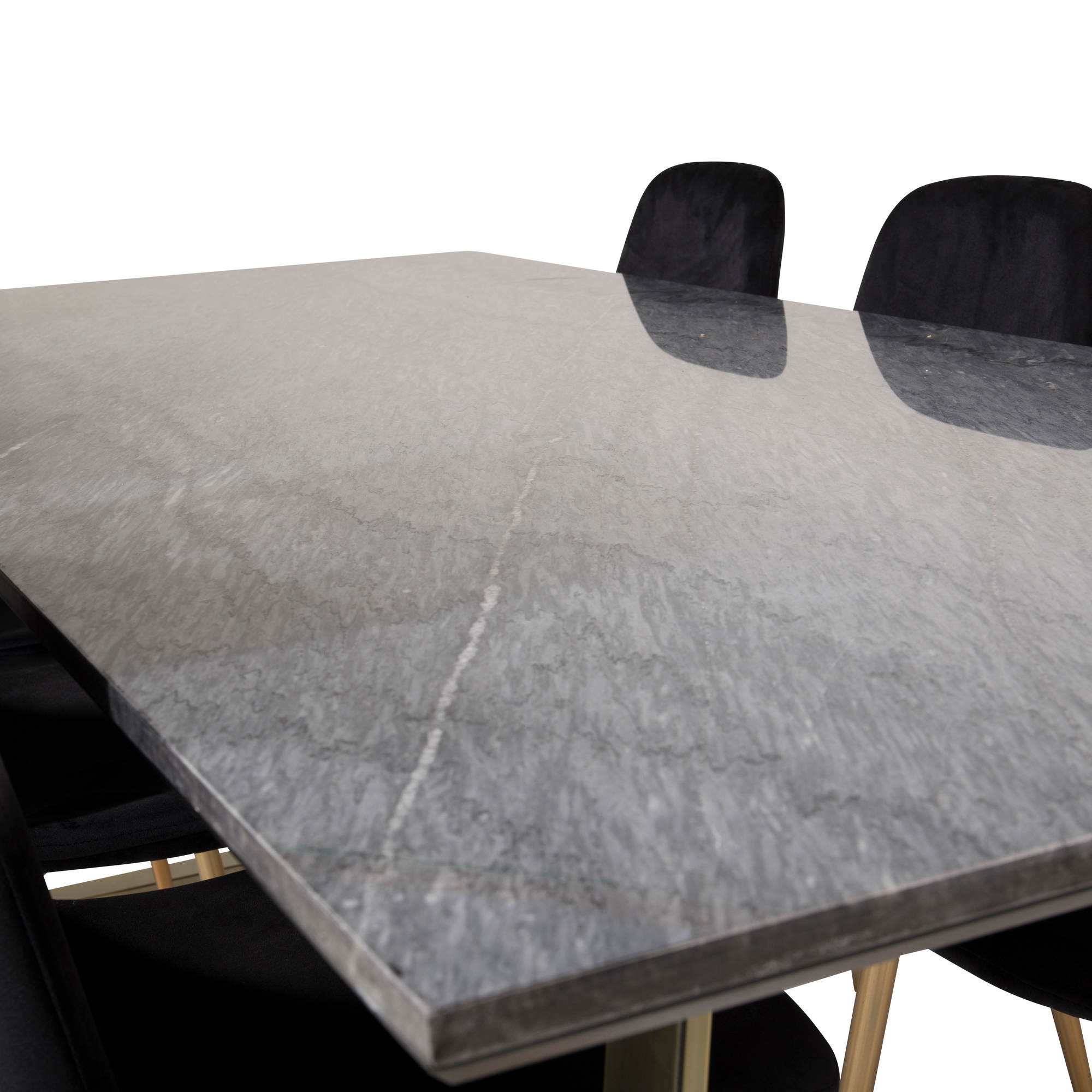 Matgrupp Venture Home Estelle 200 med 6 Pobbie Stolar Sammet