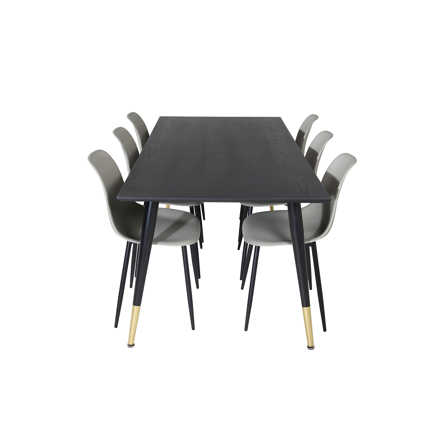 Matgrupp Venture Home Dipp med 6 Polar Plast Stolar