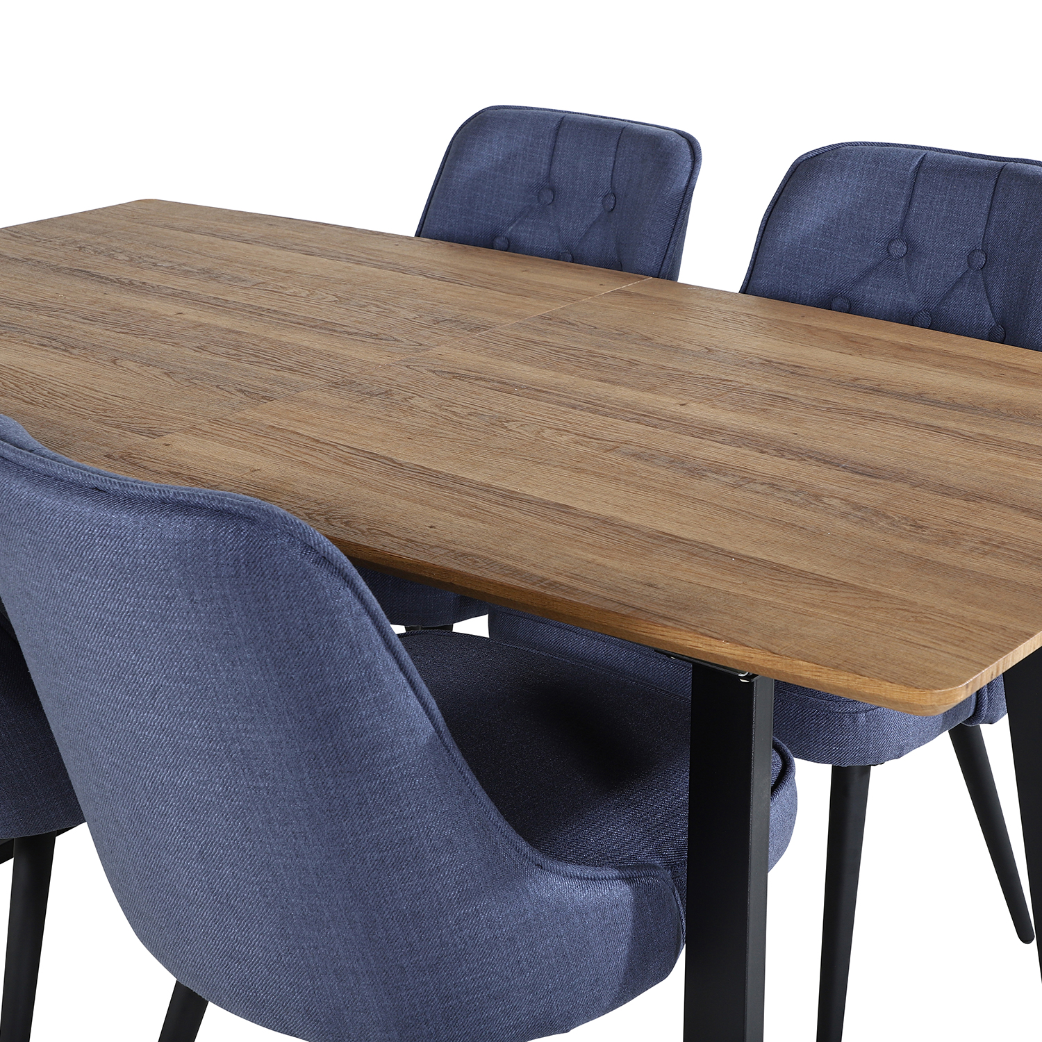 Matgrupp Venture Home Ina med 4 Vera Stolar Polyestertyg