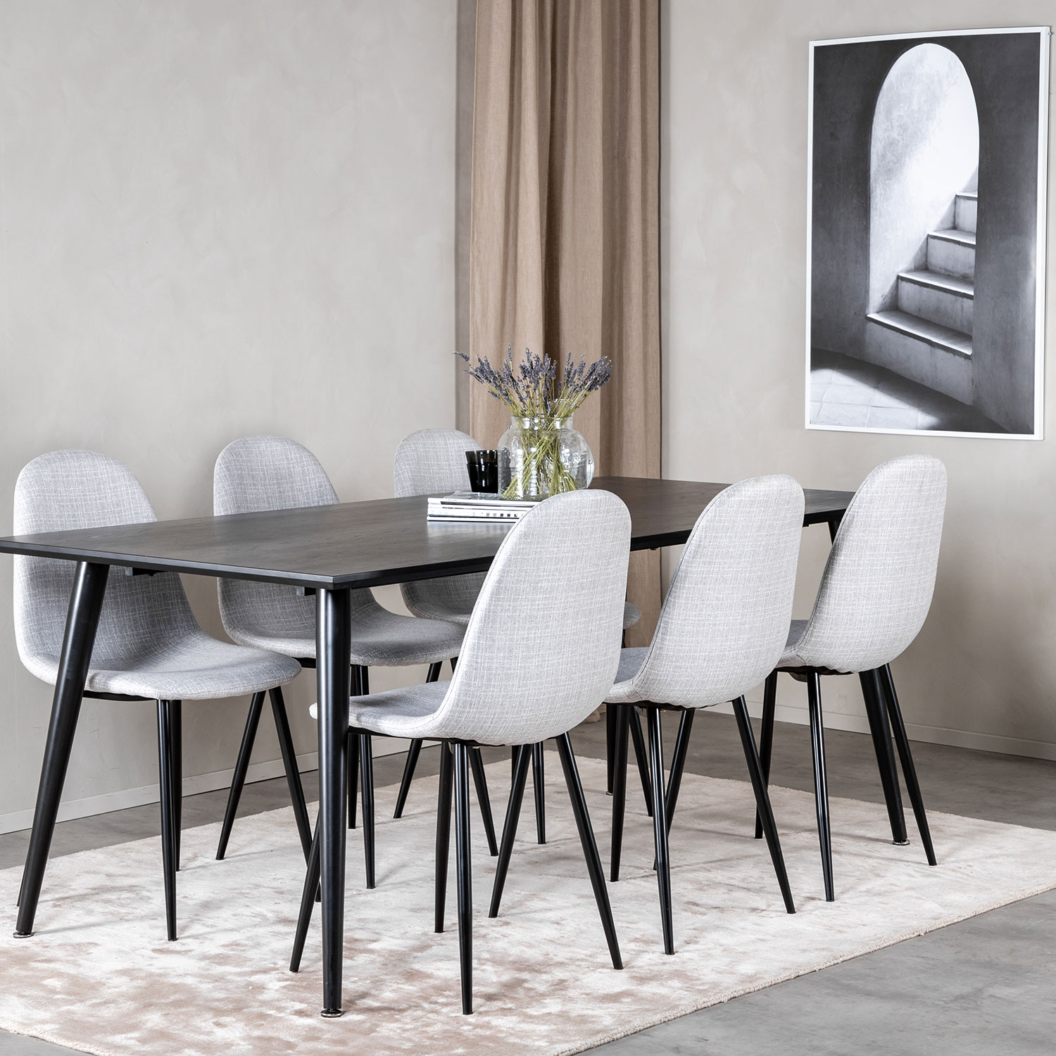 Matgrupp Venture Home Dipp med 6 Polar Stolar