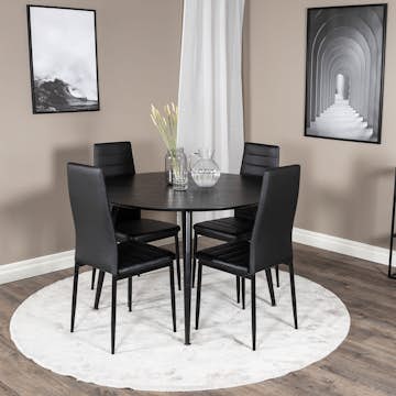 Matgrupp Venture Home Dipp med 4 Slim High stolar