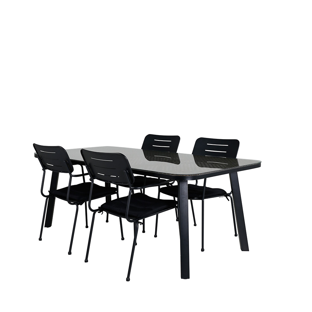 Matgrupp Venture Home Olle med 4 Nime Matstolar