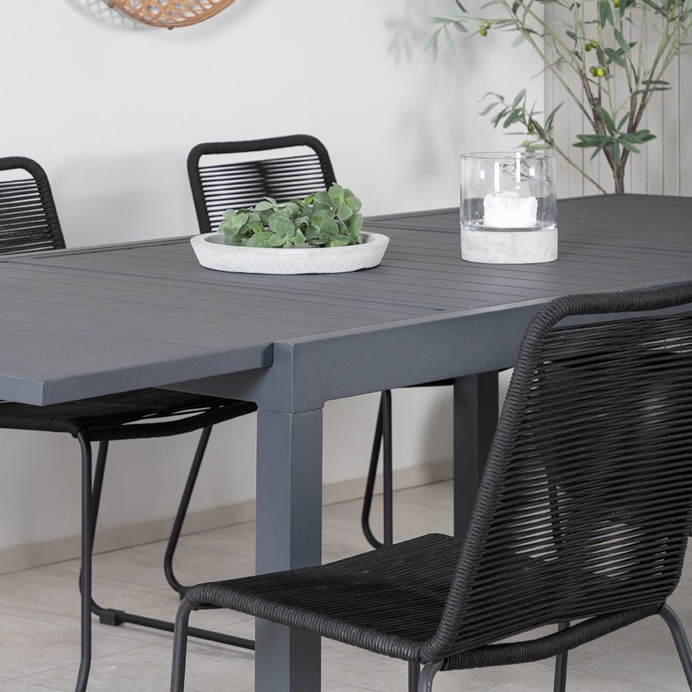 Matgrupp Venture Home Marbella med 6 Levi Stolar