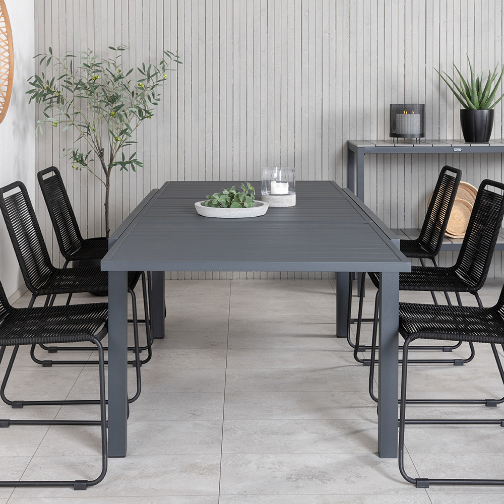 Matgrupp Venture Home Marbella med 6 Levi Stolar