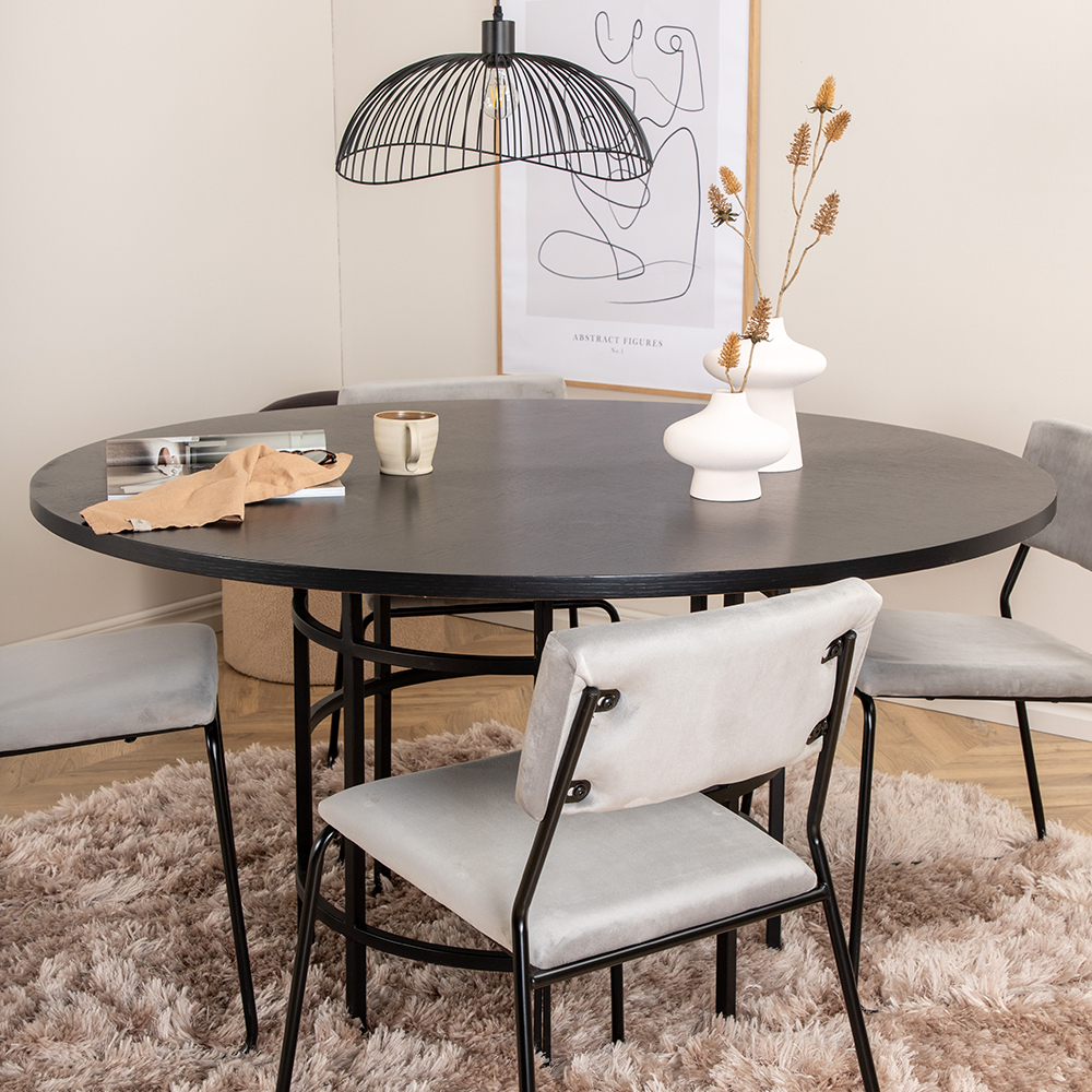 Matgrupp furniture/fashion Copenhagen Ø140 cm med 4 Kenth Stolar