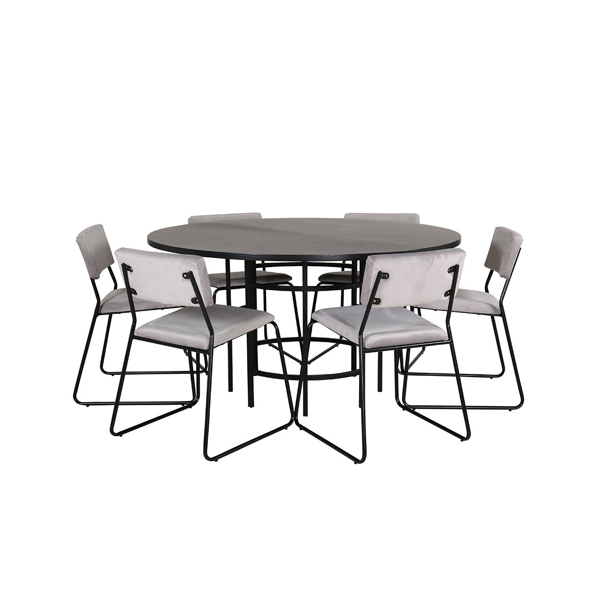 Matgrupp furniture/fashion Copenhagen Ø140 cm med 6 Kenth Stolar