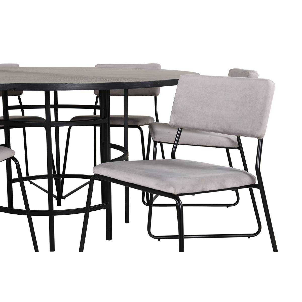 Matgrupp furniture/fashion Copenhagen Ø140 cm med 6 Kenth Stolar