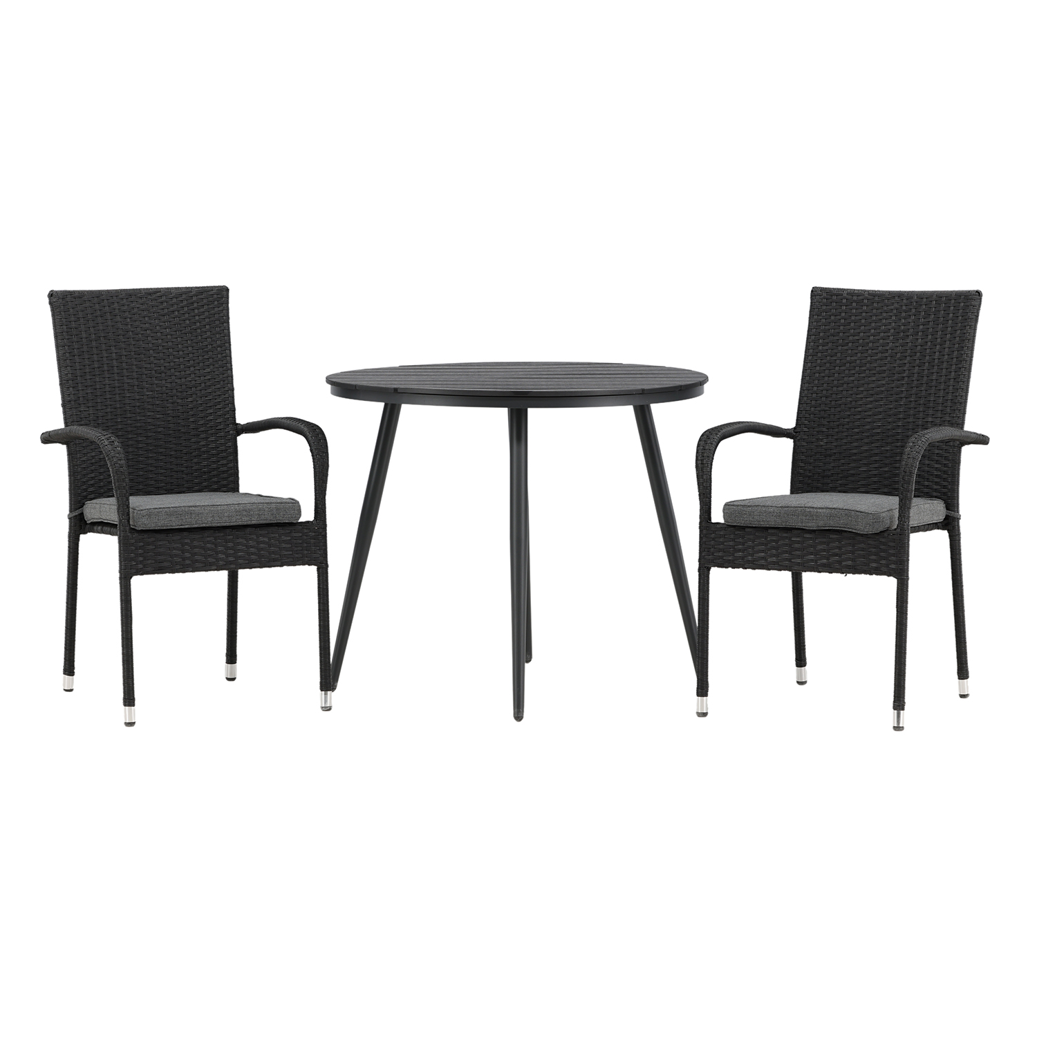 Matgrupp Utomhus Venture Home Break Ø90 med 2 Anna KarmTrädgårdsstolar