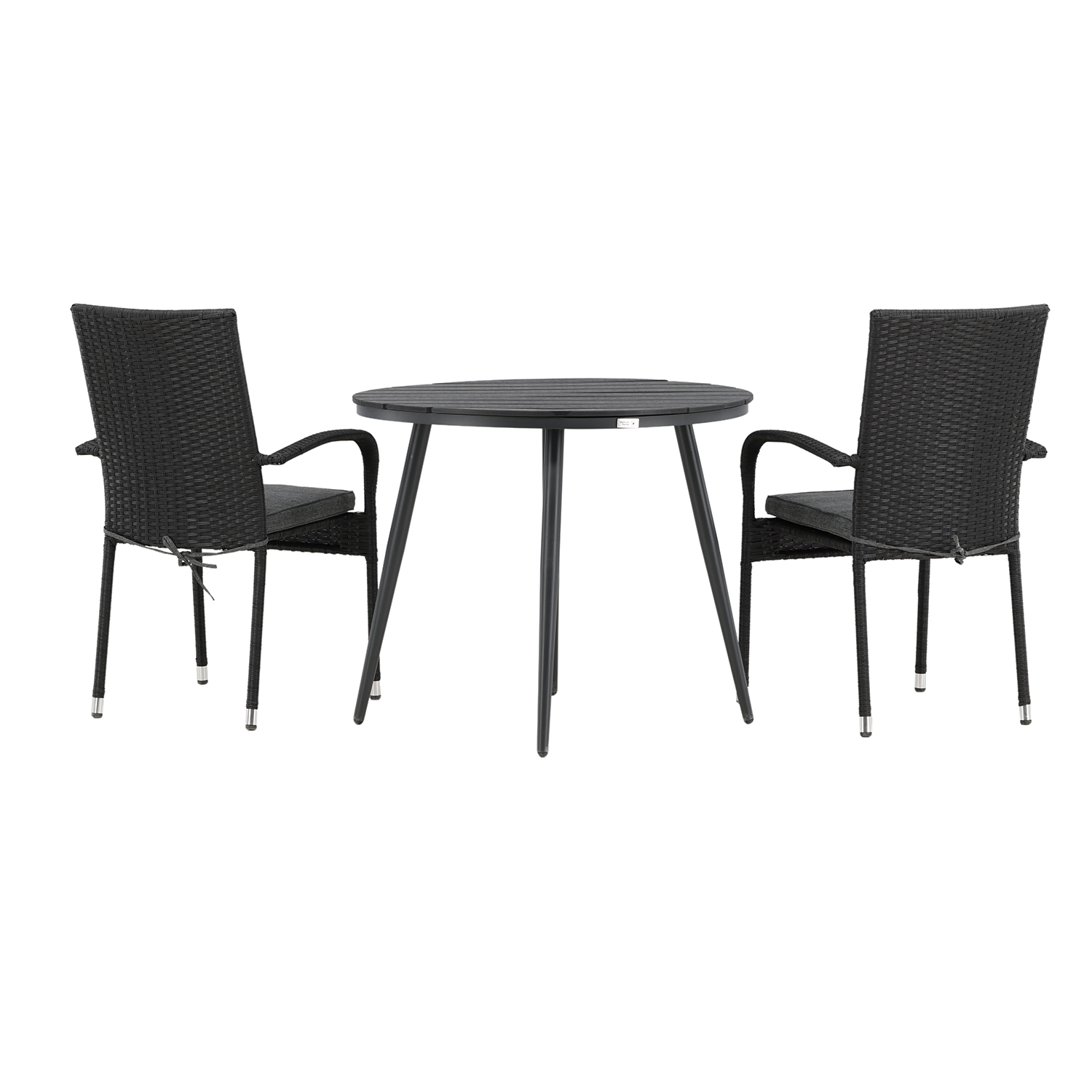 Matgrupp Utomhus Venture Home Break Ø90 med 2 Anna KarmTrädgårdsstolar