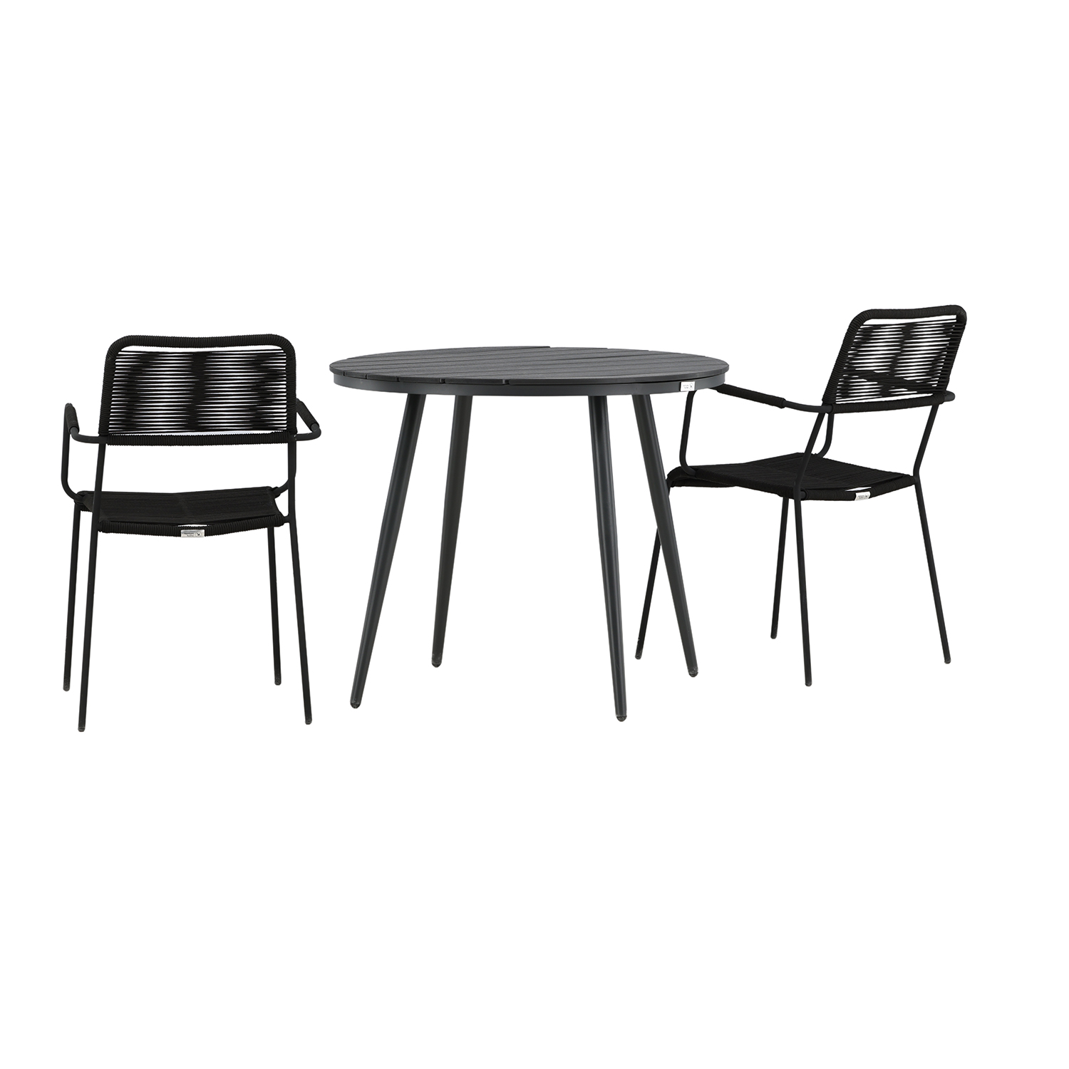 Matgrupp Venture Home Break Ø90 med 2 Lindos Karmstolar