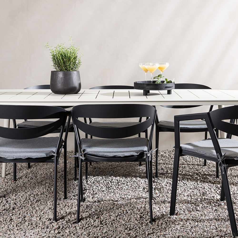 Matgrupp Venture Home Lina med 6 Slit Stolar