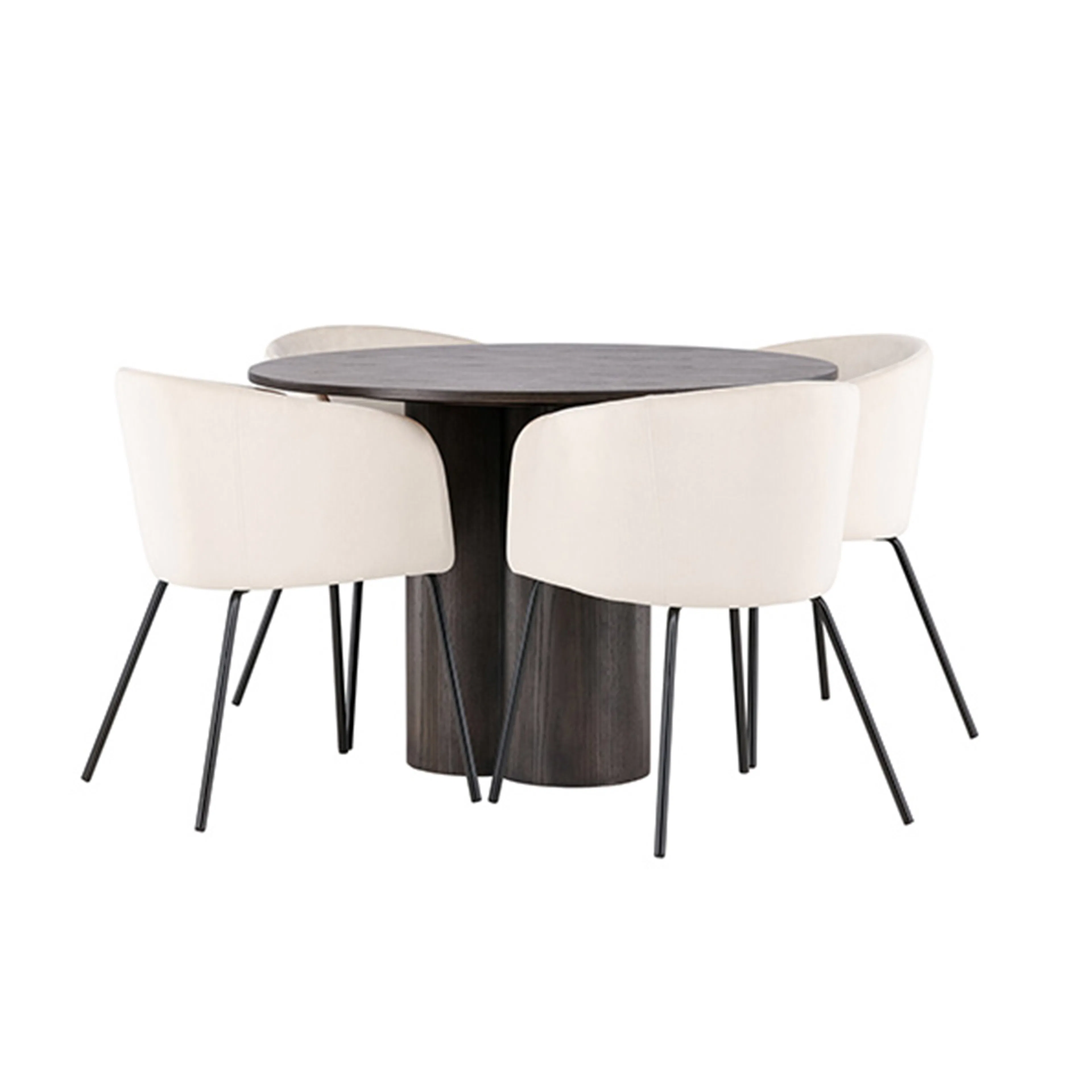 Matbord Venture Home Olivia med 4 Berit Stolar