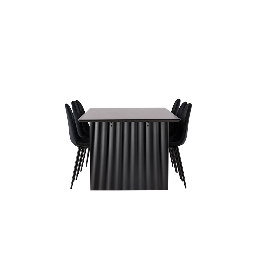 Matgrupp Venture Home Vail med 6 Polar Stolar Sammet