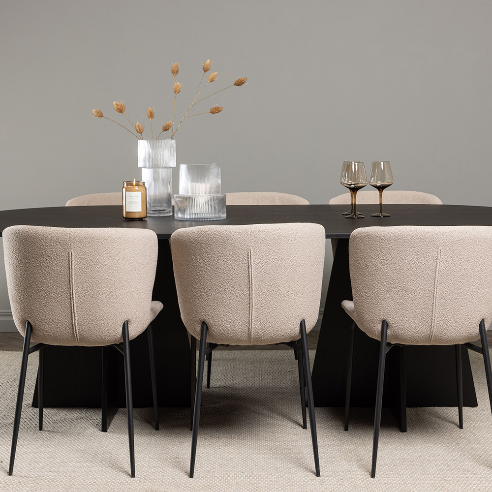 Matgrupp Venture Home Bootcut Oval med 6 Modesto Stolar