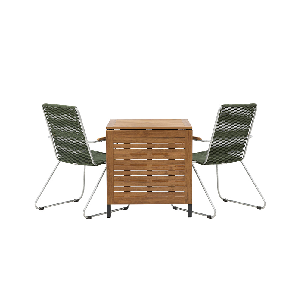 Cafégrupp Venture Home Diego Bord med 2 Bois Stolar