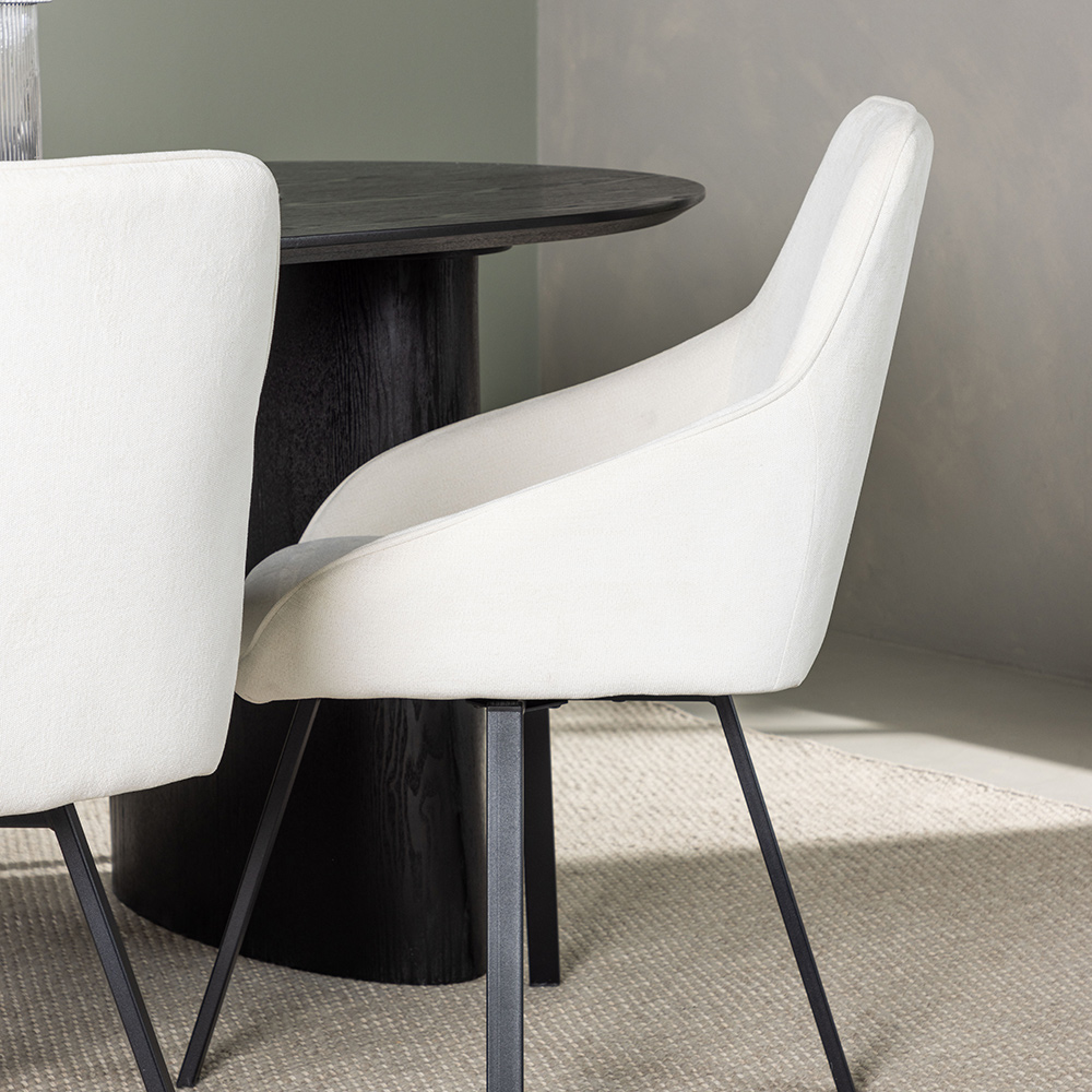 Matgrupp Venture Home Isolde med 4 st Rosie stolar