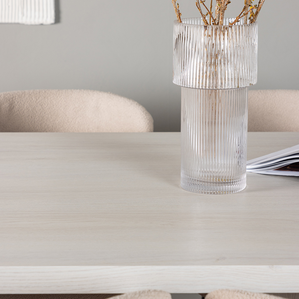 Matgrupp Venture Home Olga med 6 st Modesto stolar