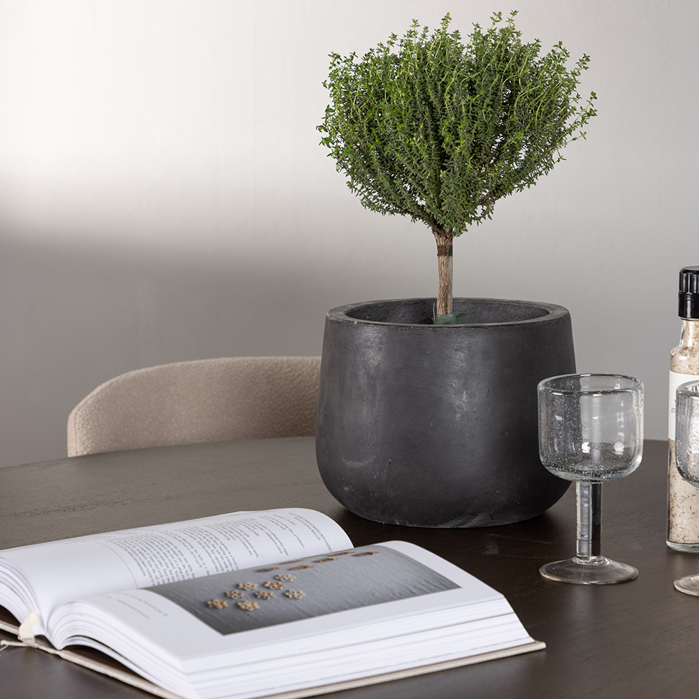 Matgrupp Venture Home Kaseidon Ø100 cm med 4 st Modesto stolar