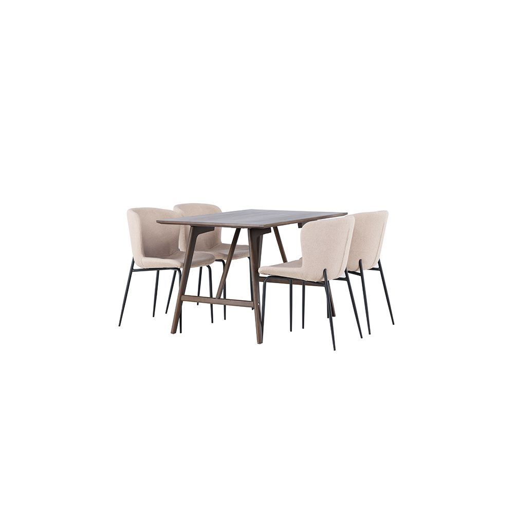 Matgrupp Venture Home Kaseidon med 4 st Modesto stolar