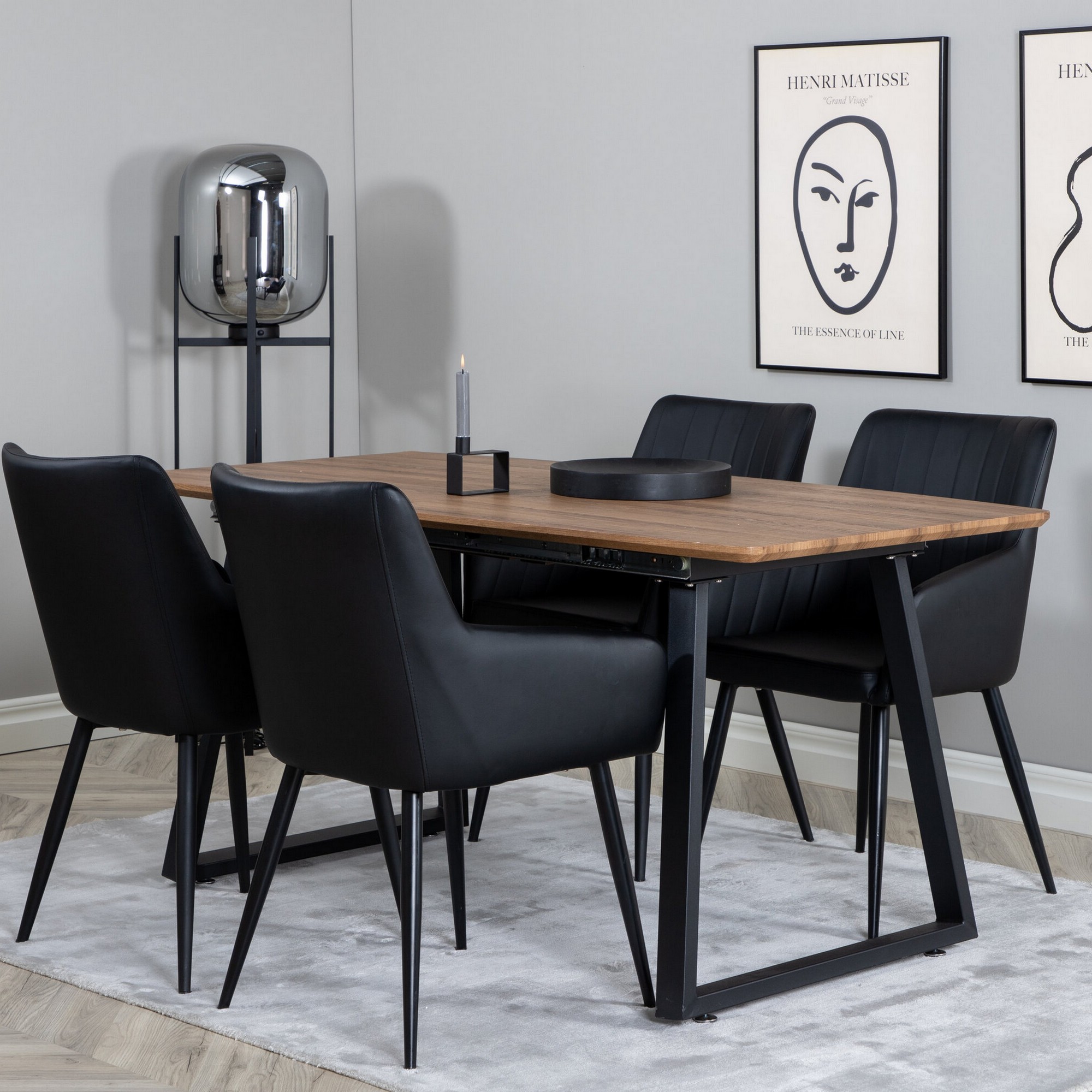 Matgrupp Venture Home Inca med 4st Comfort Stolar