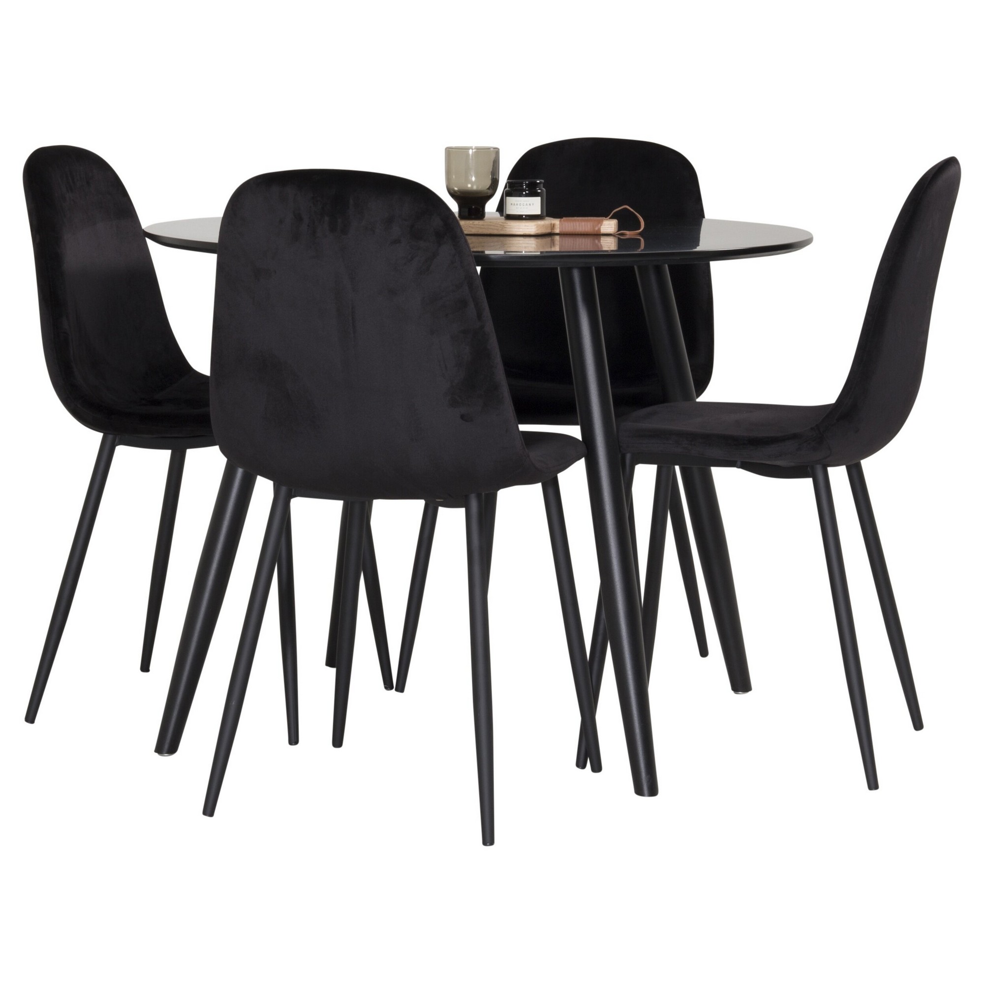 Matgrupp Venture Home Plaza med 4st Polar Stolar