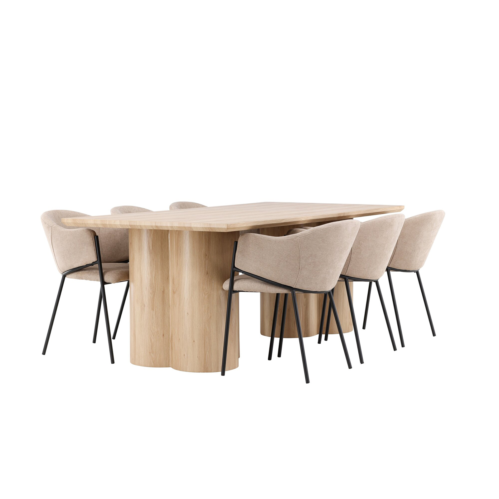 Matgrupp Venture Home Olivia 210 med 6 st Evelina Stolar