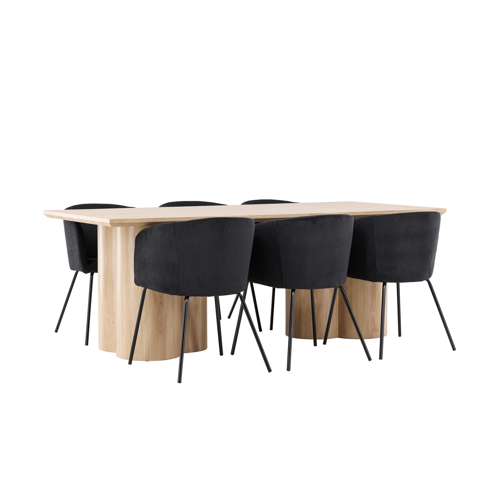 Matgrupp Venture Home Olivia 210 med 6 st Berit Stolar